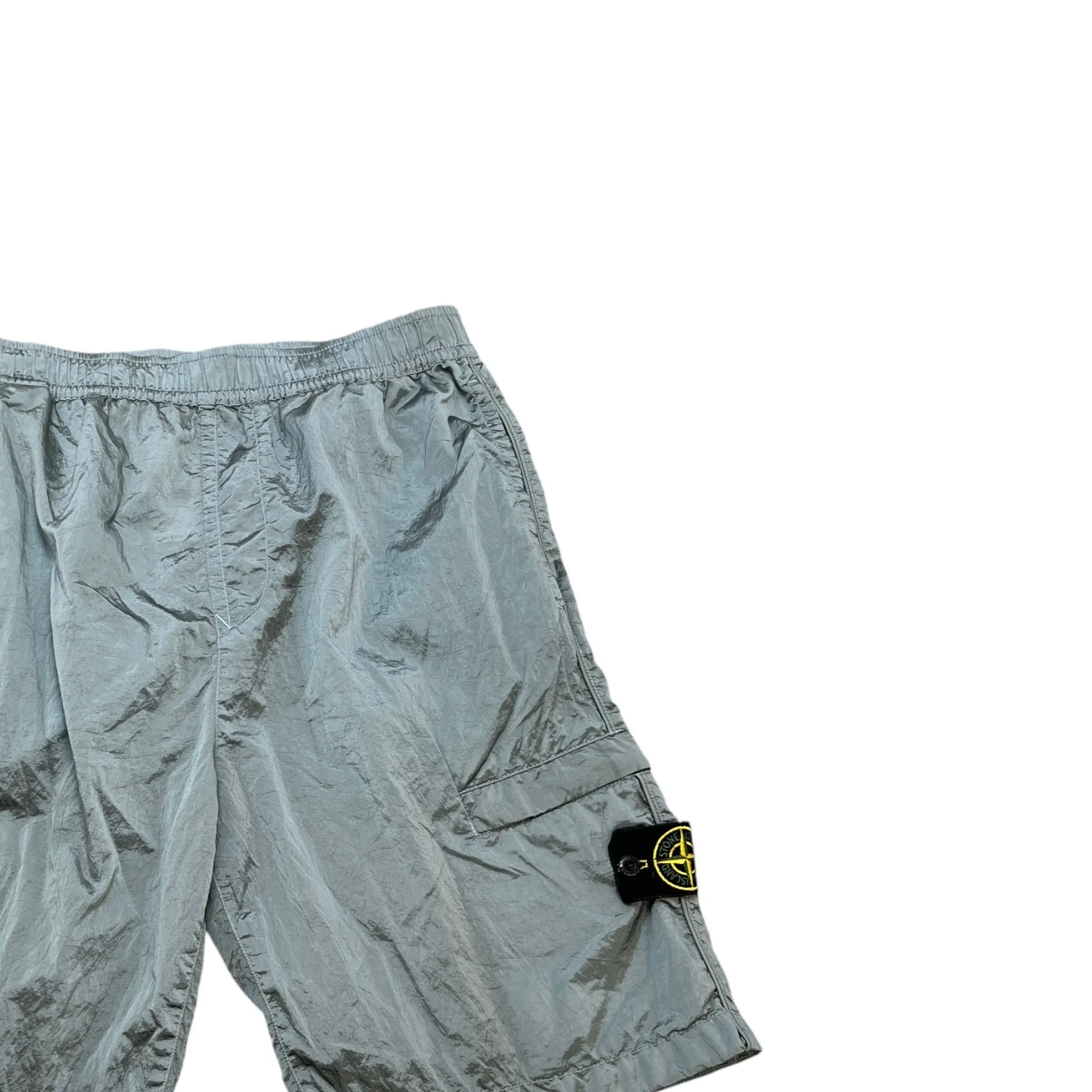 Men's Metal Cargo Shorts Blue Size IT 48 / UK 32 - Image 3