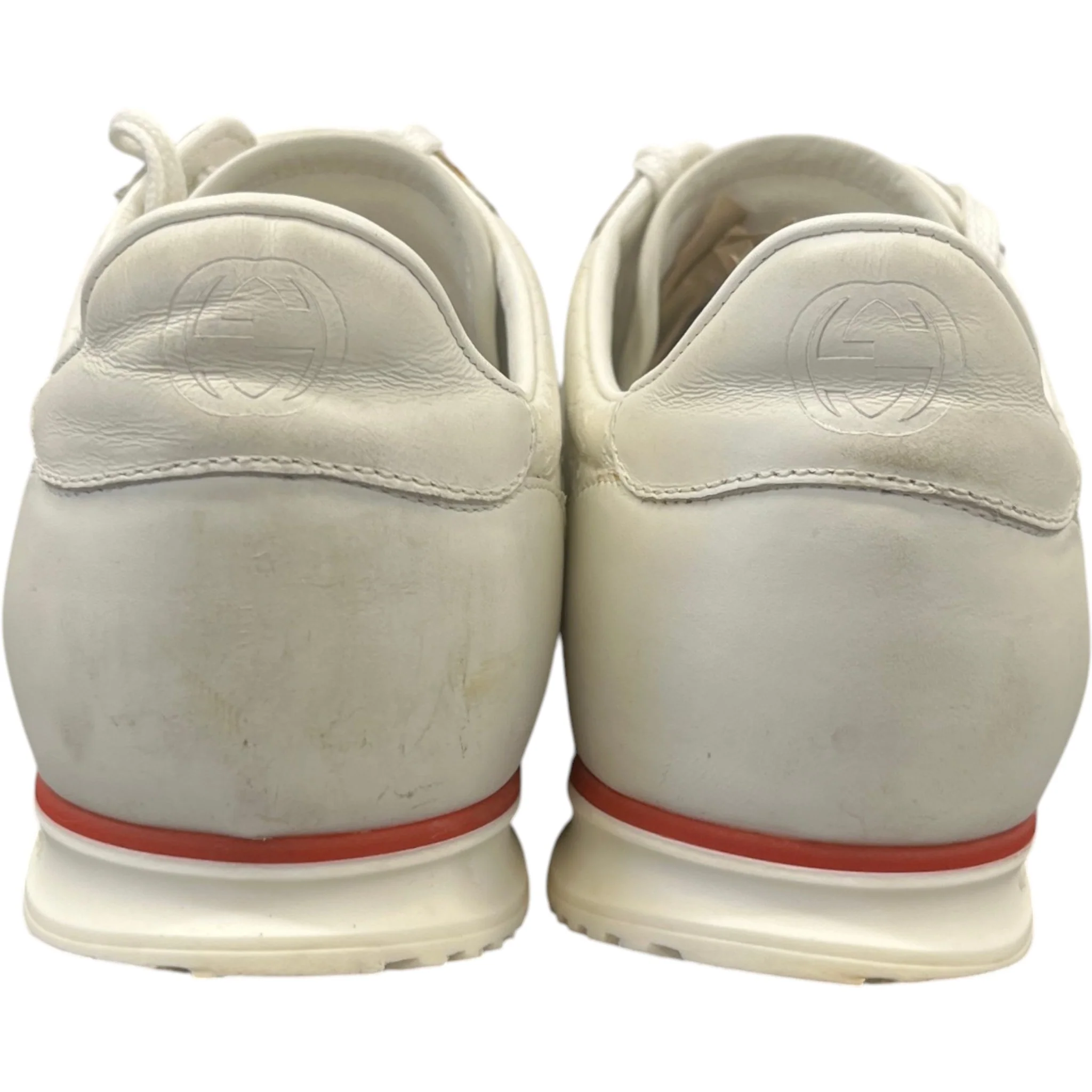 Men's Micro Guccissima Low Trainers White Size EU 43.5 / UK 9.5 - Image 7