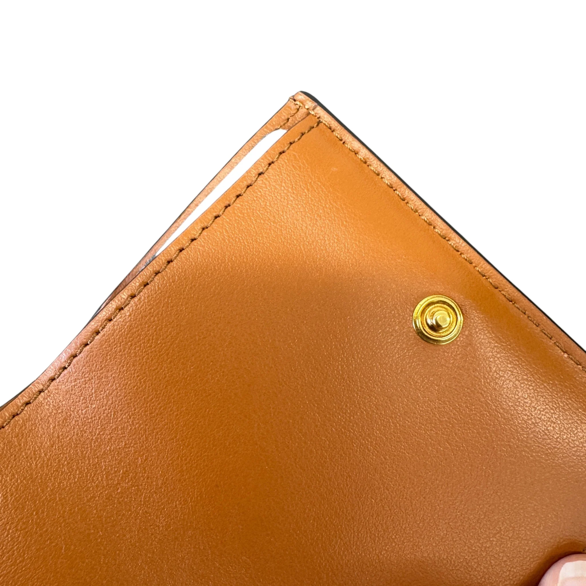 Men's Micro Trifold Wallet Brown - Image 7