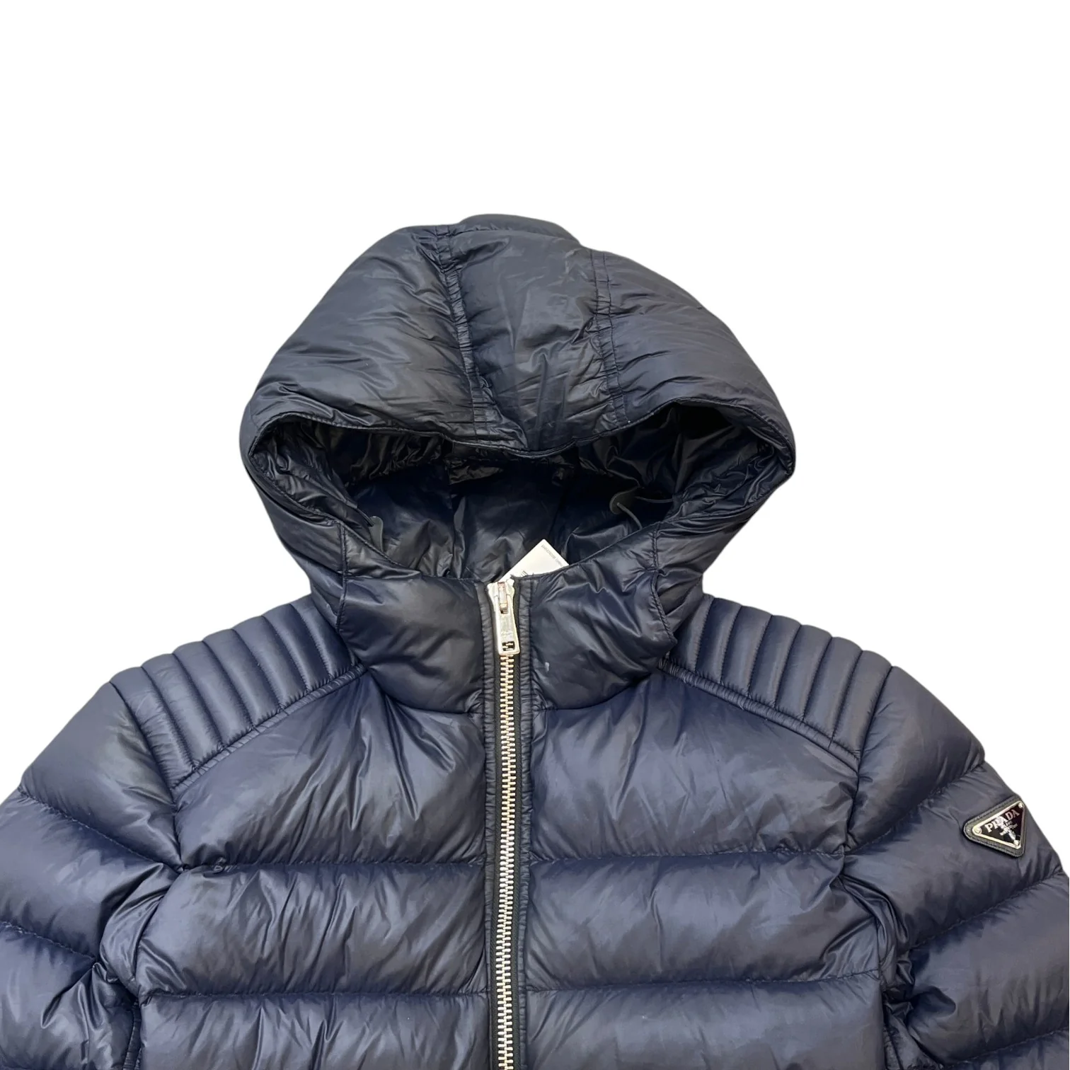 Men's Milano Puffer Down Jacket Navy Size IT 46 / S - Image 7