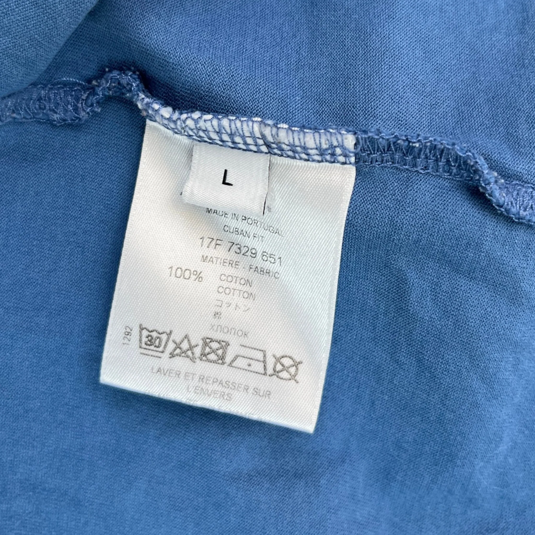 Men's Monkey Brothers T-Shirt Blue Size L - Image 7