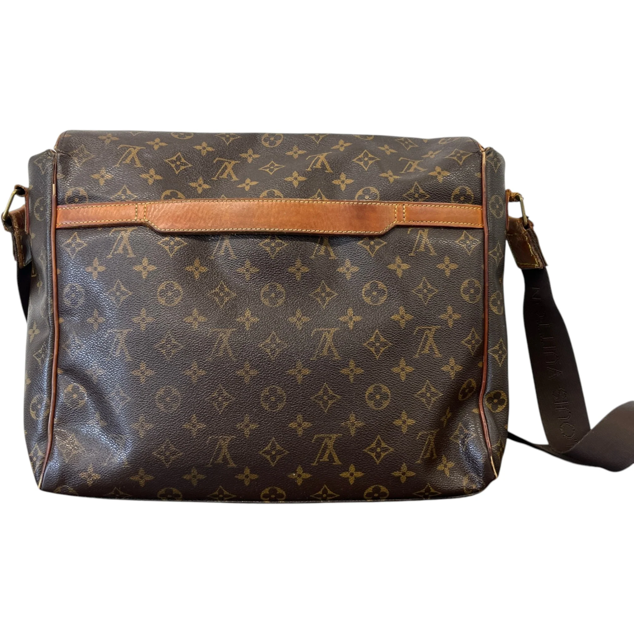 Men's Monogram Abbesses Messenger Bag Brown - Image 3