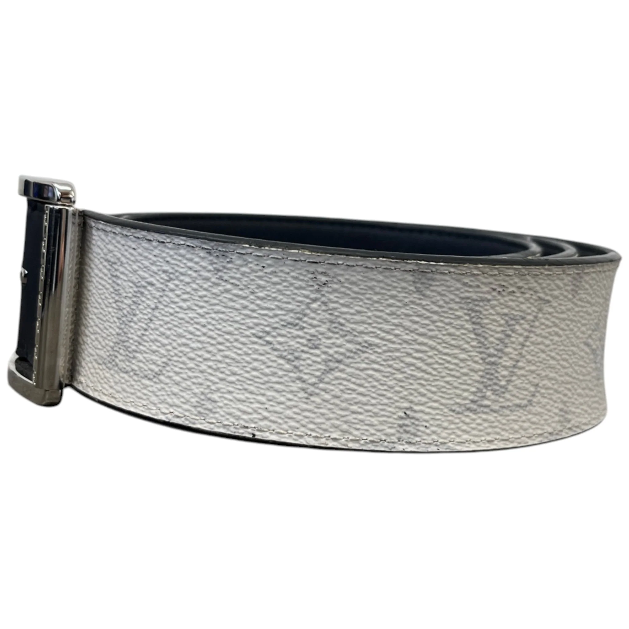 Men's Monogram Ceinture Reverso Size 110Cm / 44 Inches Belt White Size L - Image 2