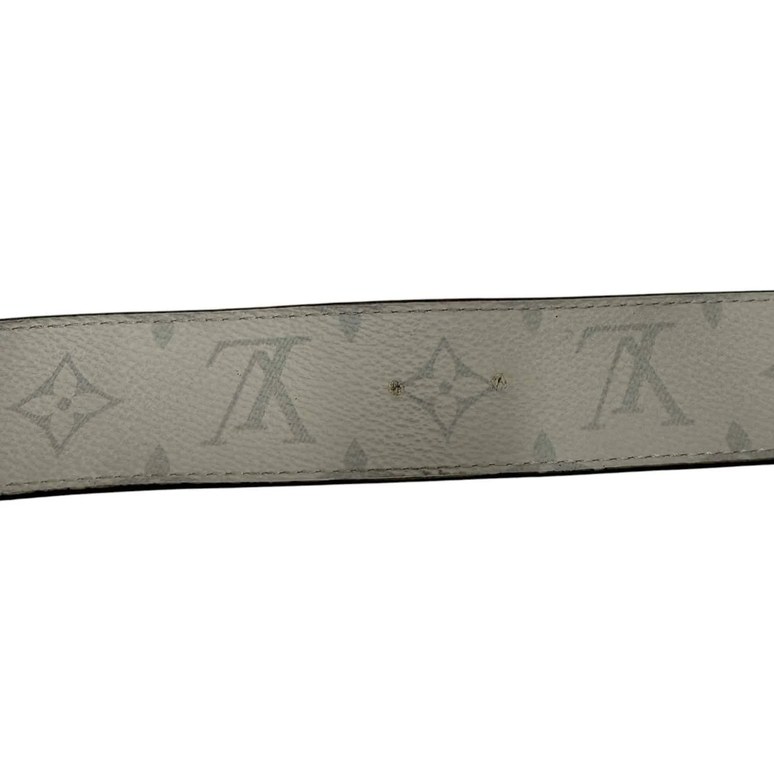 Men's Monogram Ceinture Reverso Size 110Cm / 44 Inches Belt White Size L - Image 8