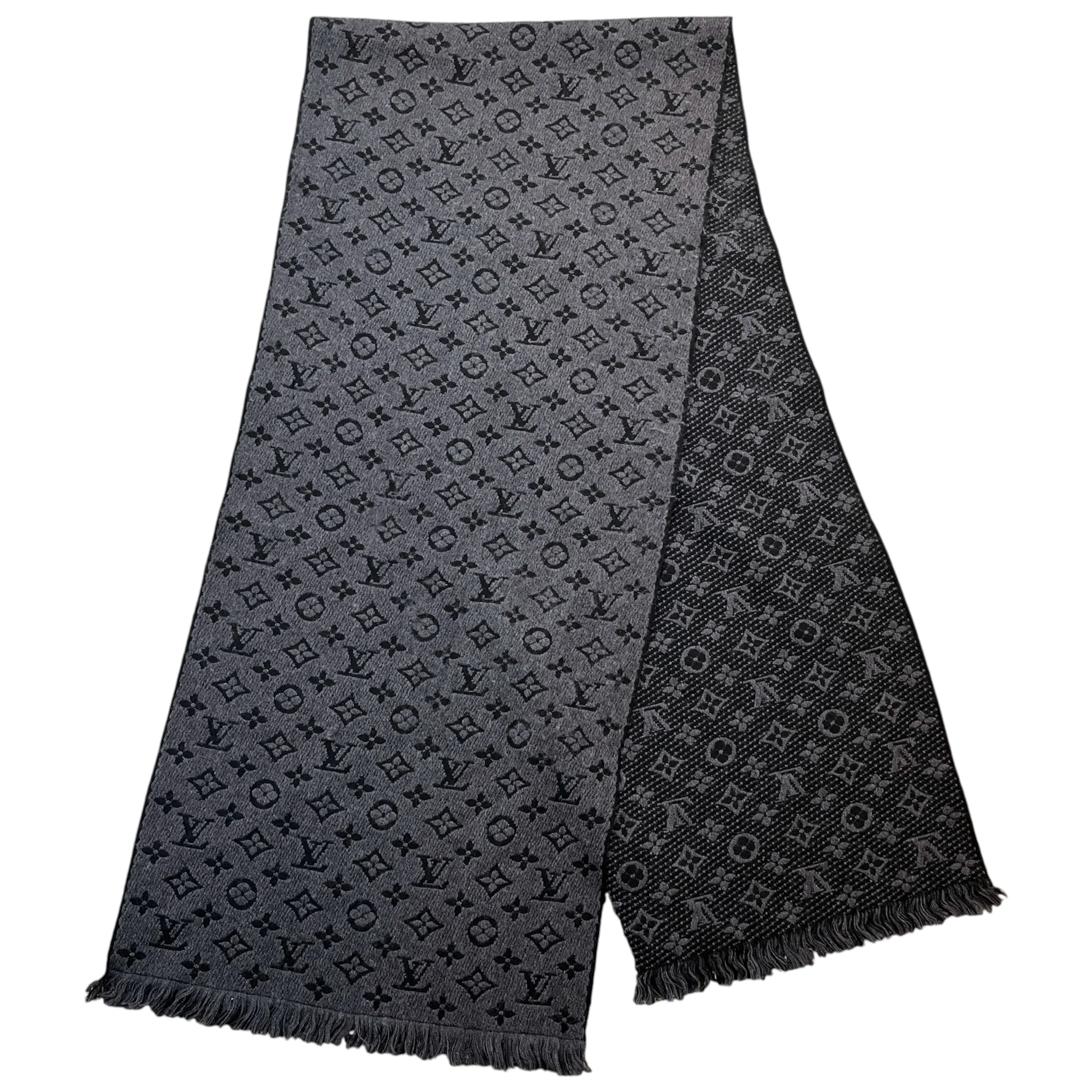 Men's Monogram Classic Scarf Black
