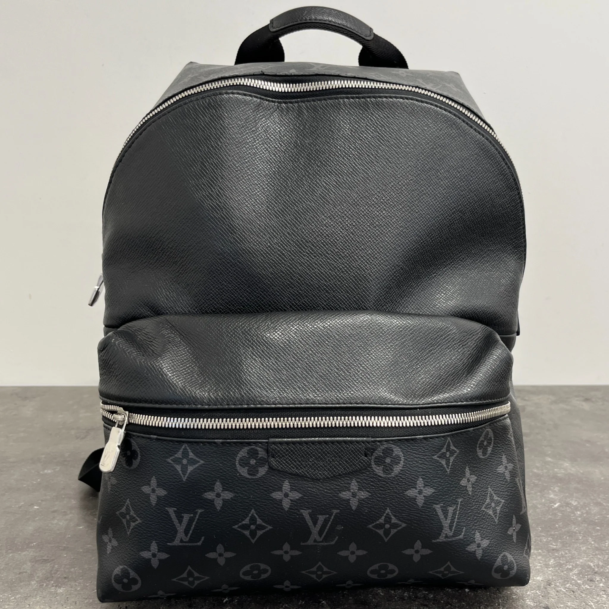 Men's Monogram Eclipse Backpack Black - Image 12