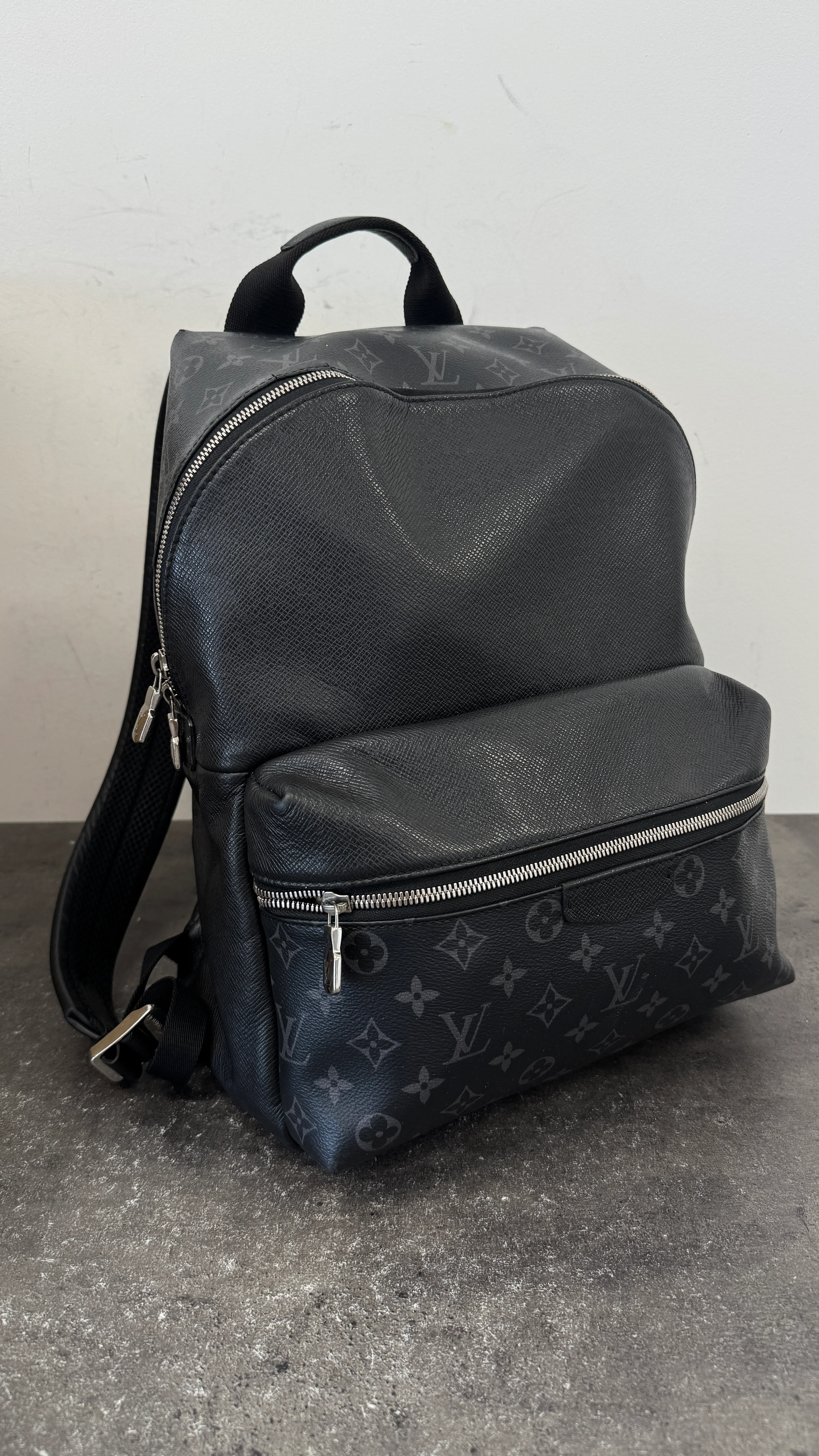 Men's Monogram Eclipse Backpack Black - Image 13