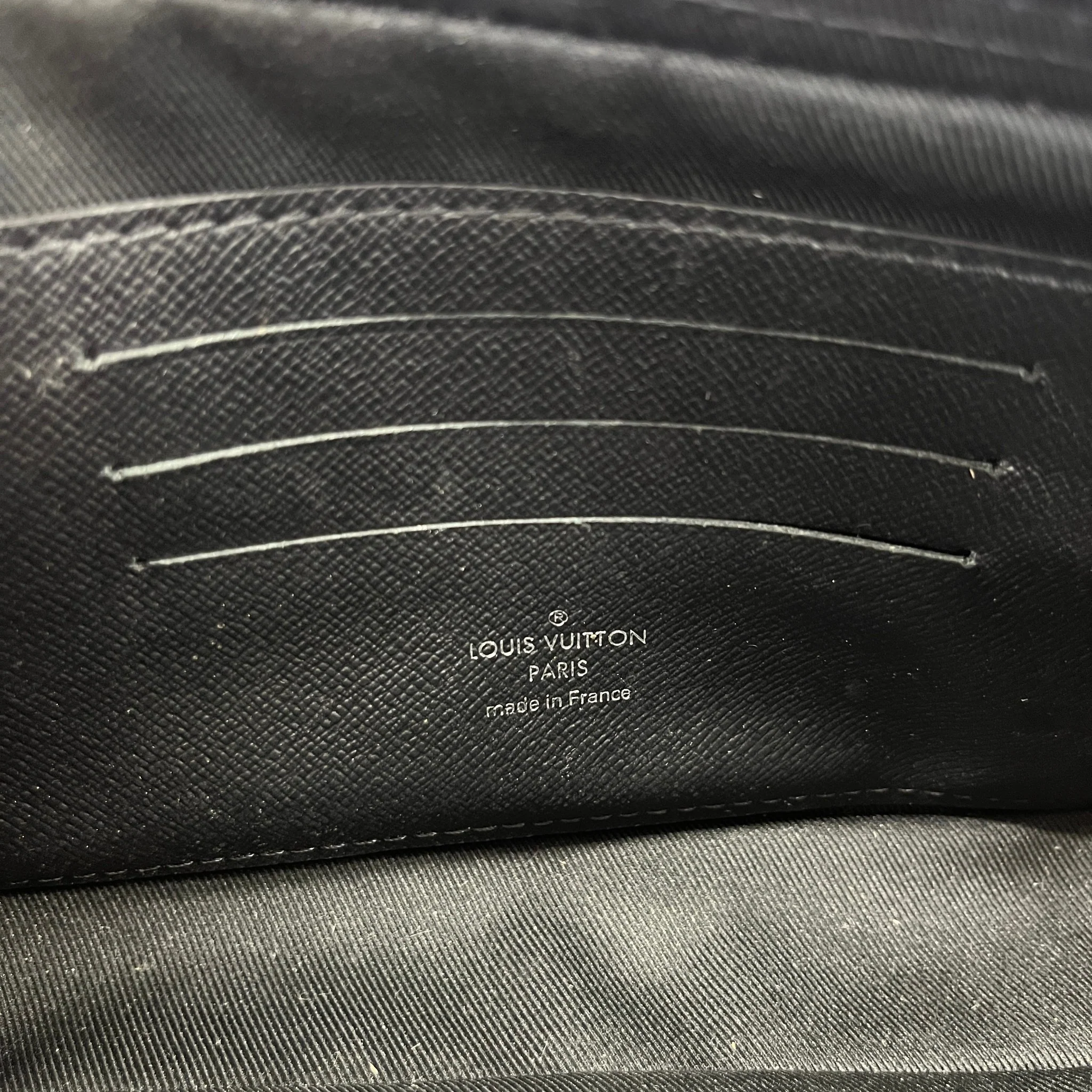 Men's Monogram Eclipse Pochette Volga Pouch Black - Image 10