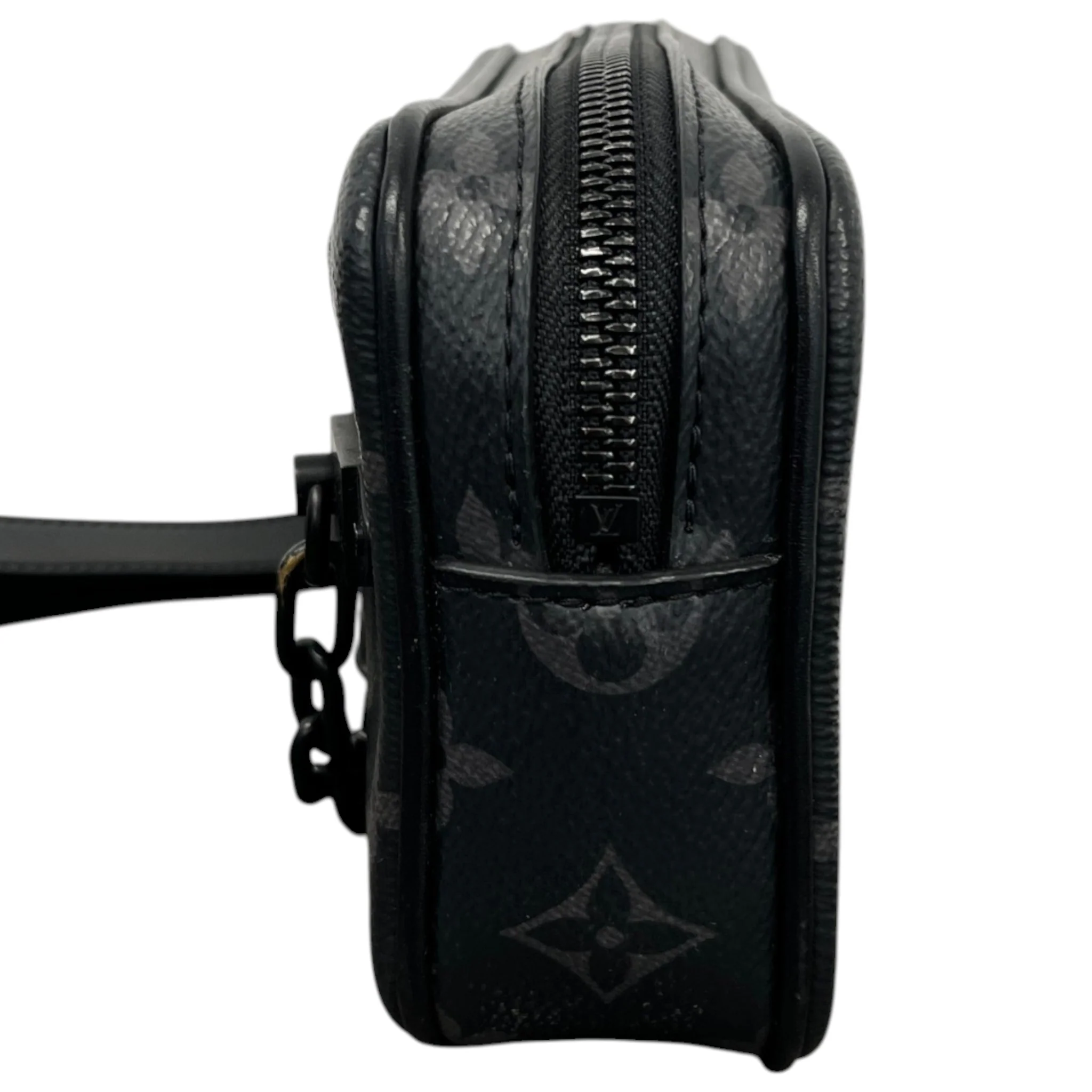 Men's Monogram Eclipse Pochette Volga Pouch Black - Image 6