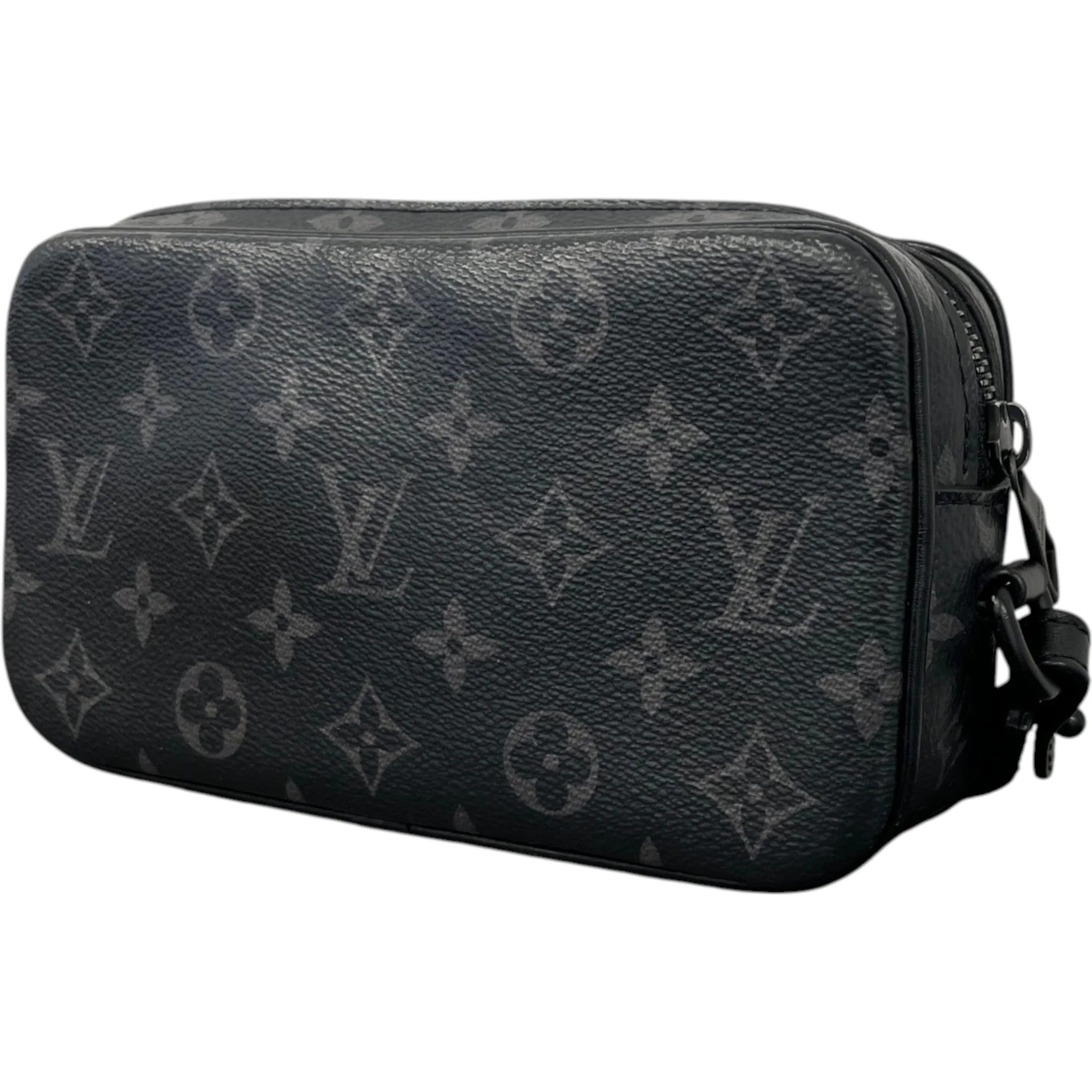 Men's Monogram Eclipse Pochette Volga Pouch Black - Image 8