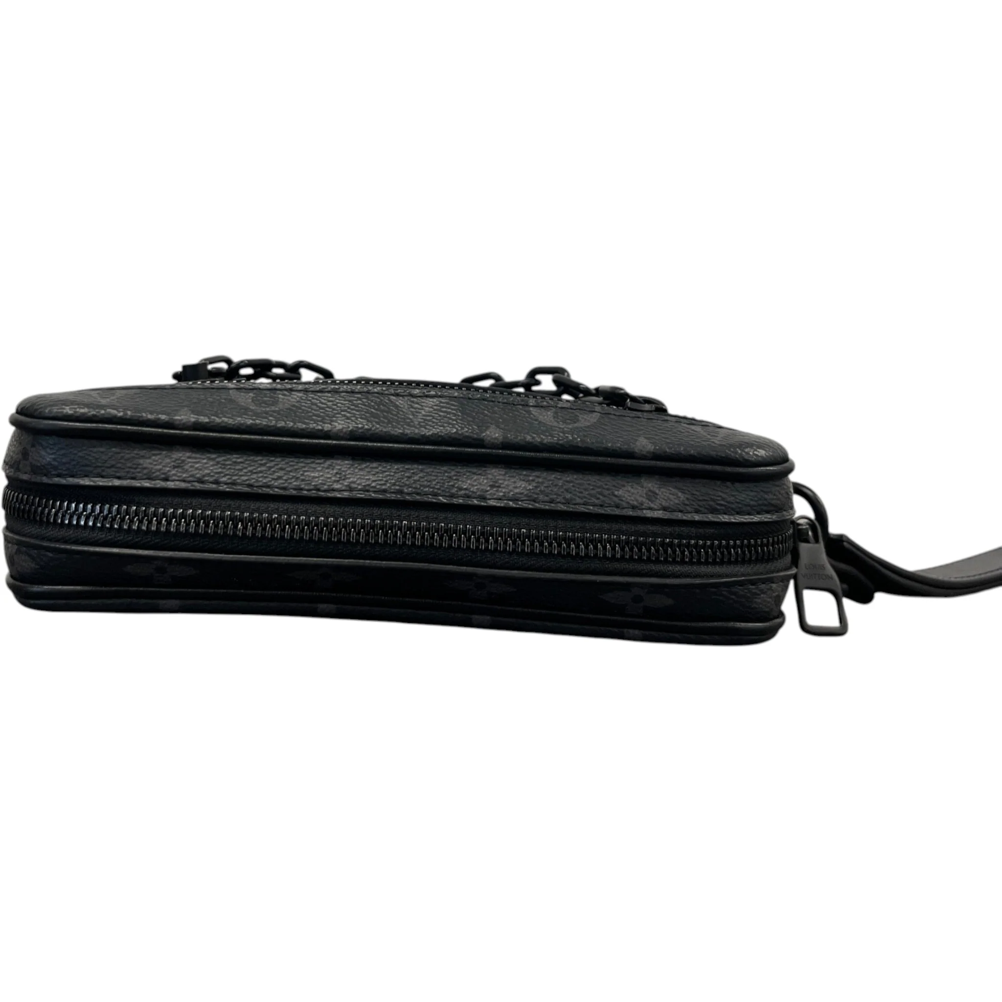 Men's Monogram Eclipse Pochette Volga Pouch Black - Image 9