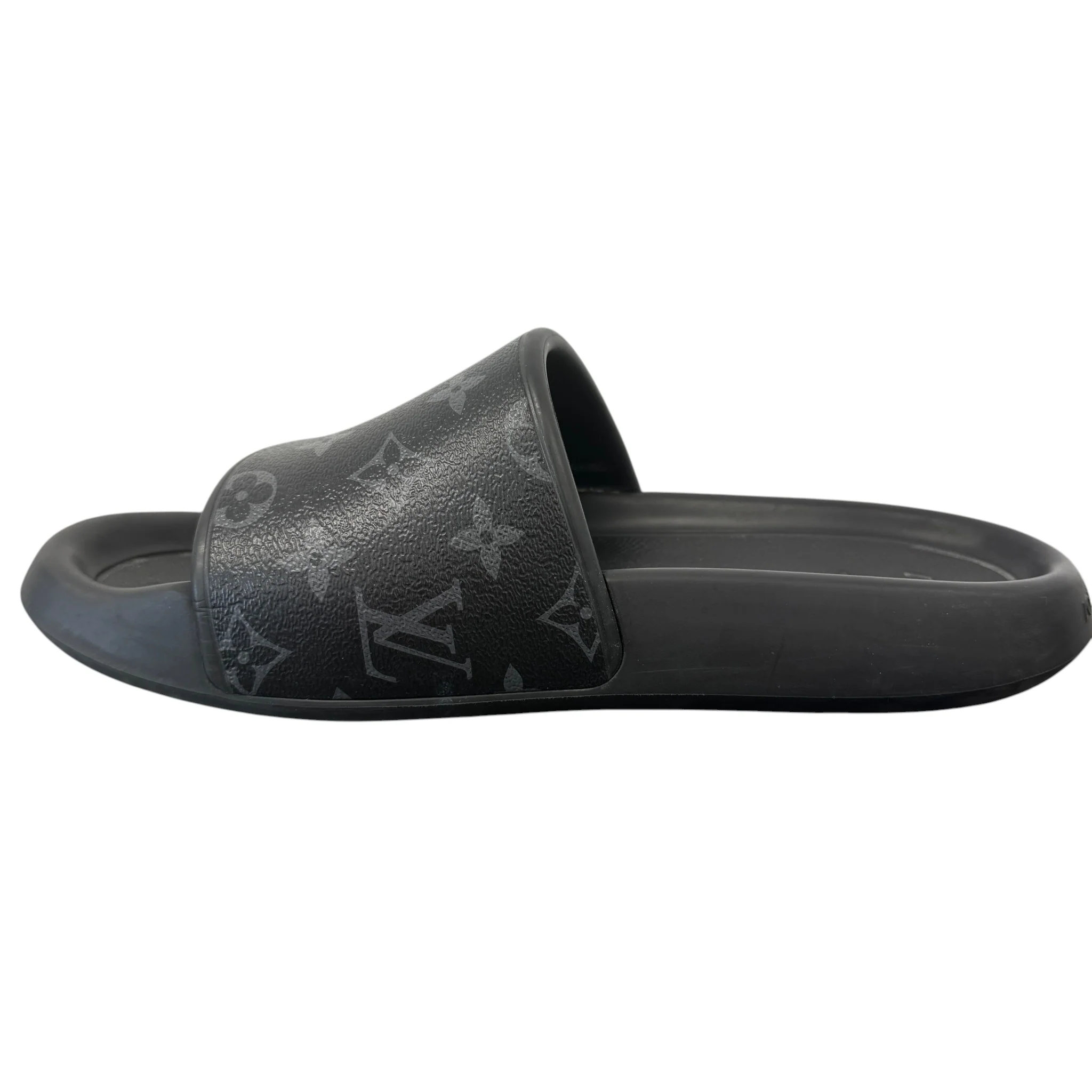 Men's Monogram Eclipse Slides Black Size EU 41 / UK 7 - Image 2