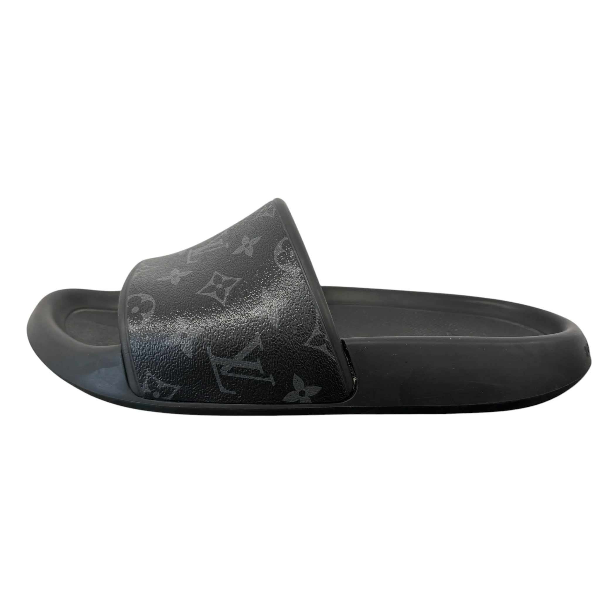 Men's Monogram Eclipse Slides Black Size EU 41 / UK 7 - Image 4