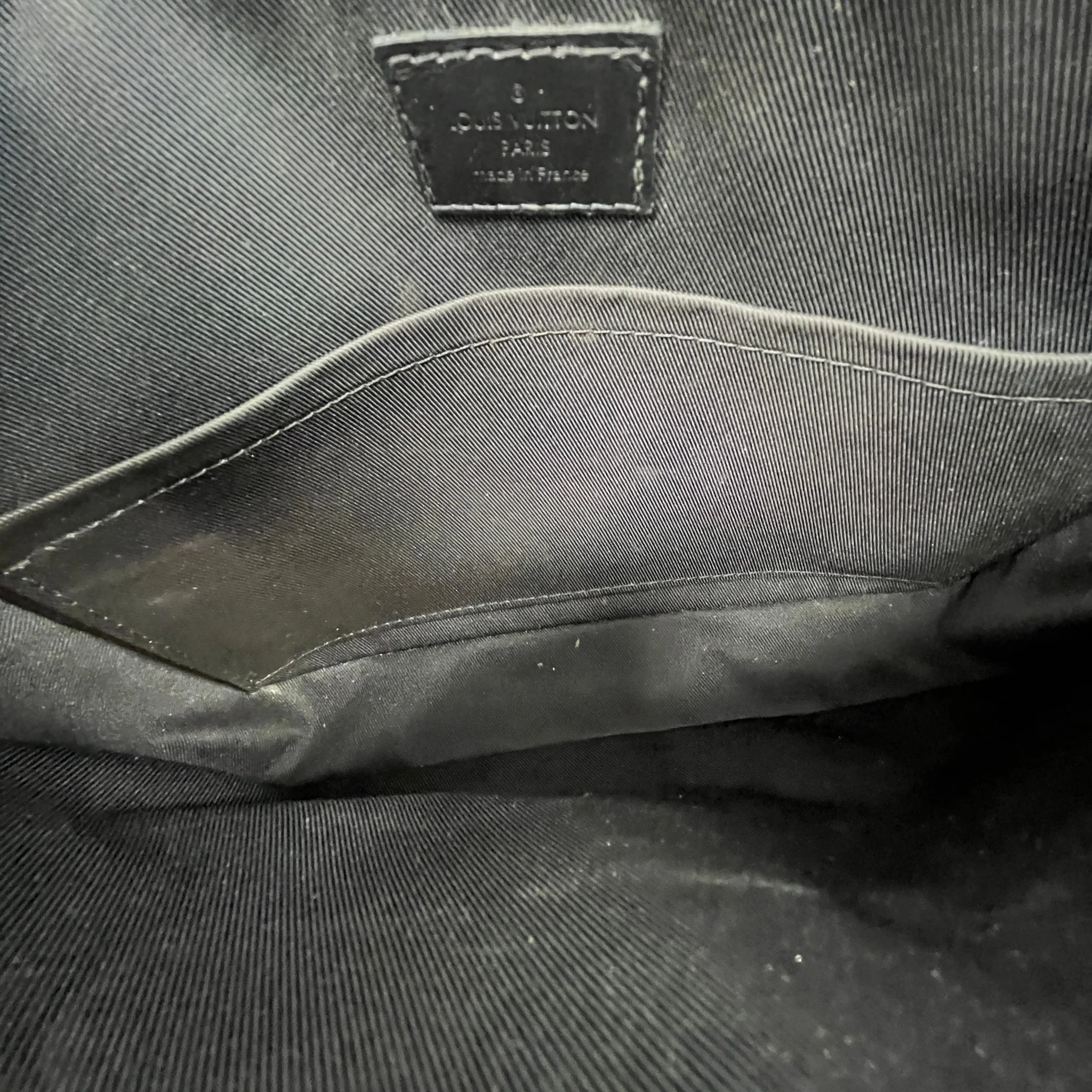 Men's Monogram Eclipse Trio Messenger Bag Grey - Image 11