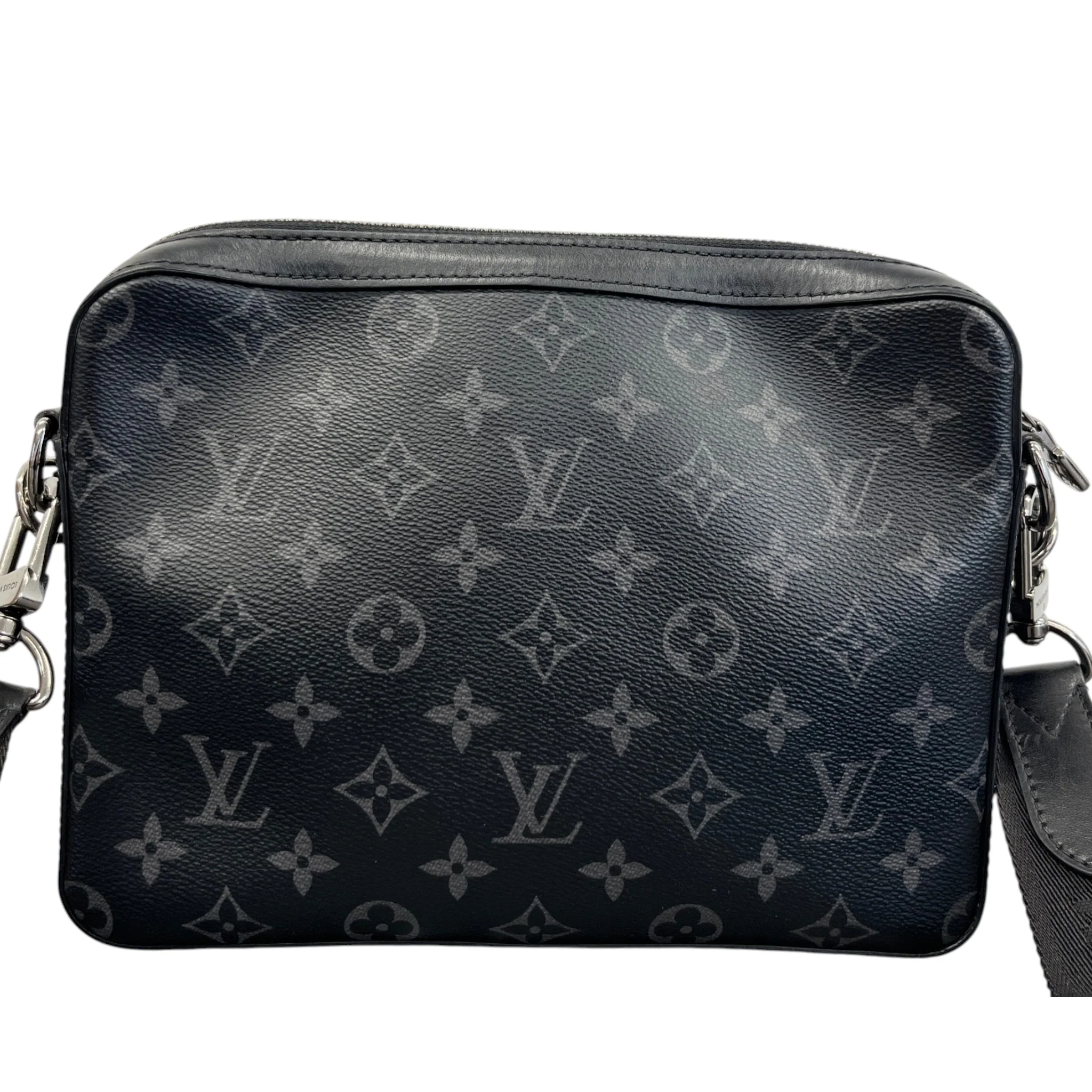 Men's Monogram Eclipse Trio Messenger Bag Grey - Image 3