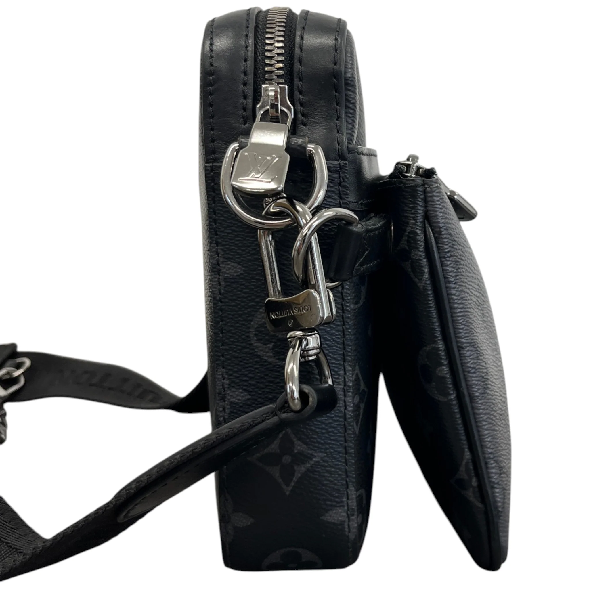 Men's Monogram Eclipse Trio Messenger Bag Grey - Image 6