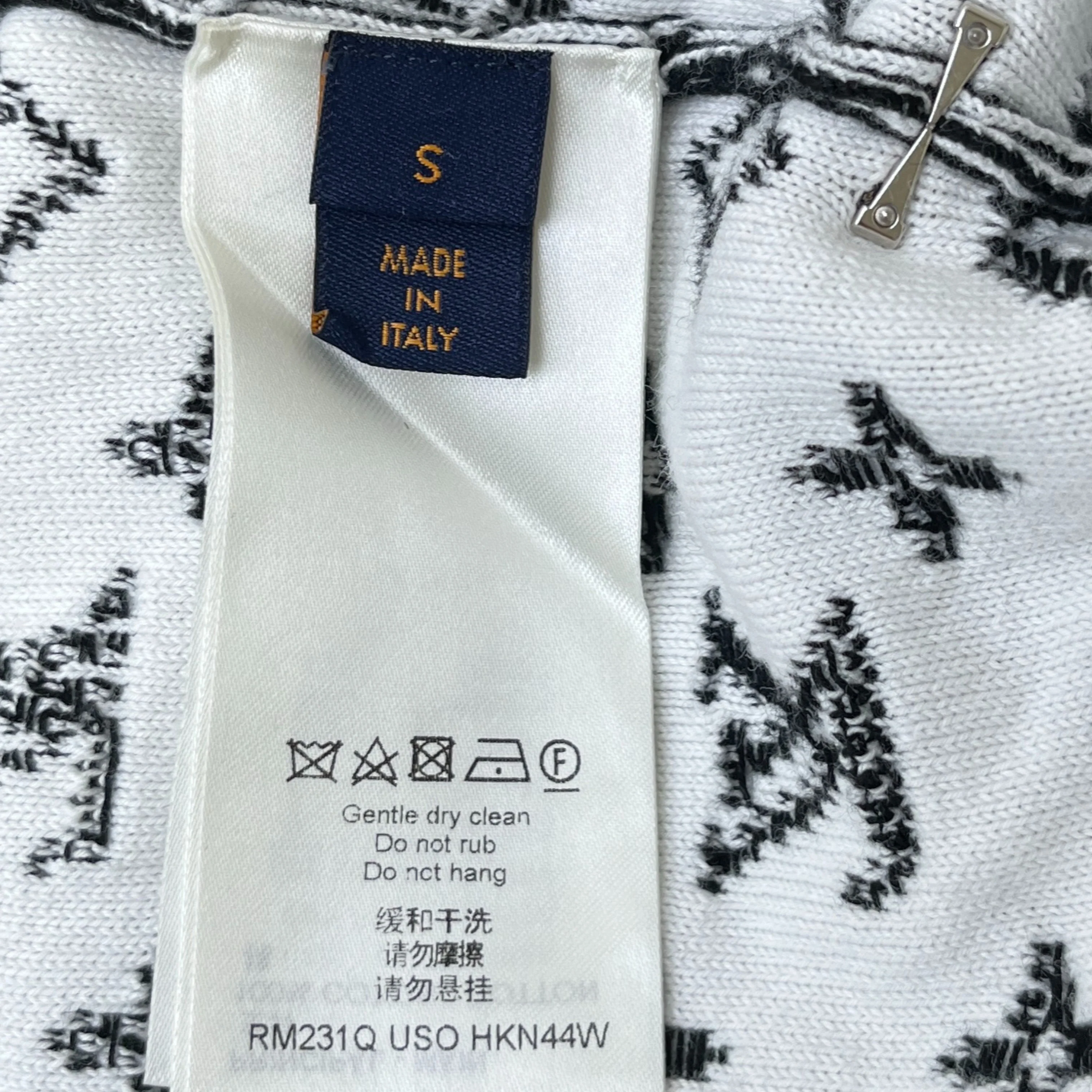 Men's Monogram Gradient Jumper Black Size S - Image 6