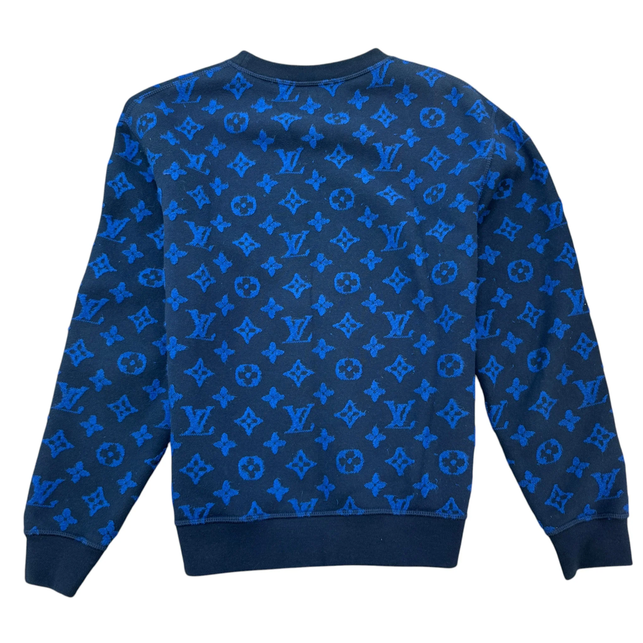 Men's Monogram Jumper Blue Size S - Image 2