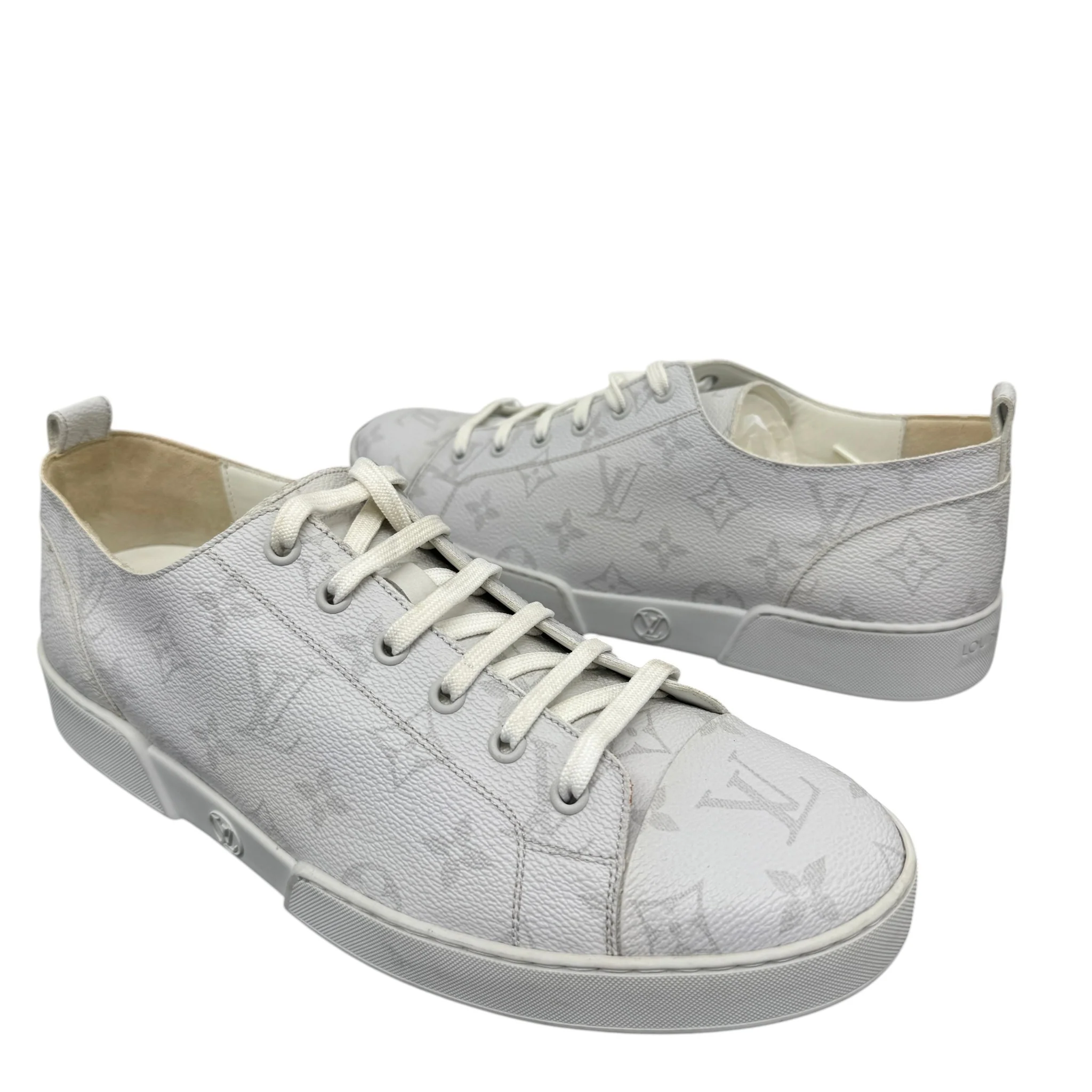 Men's Monogram Match Up Low Trainers Grey Size EU 41.5 / UK 7.5 - Image 3