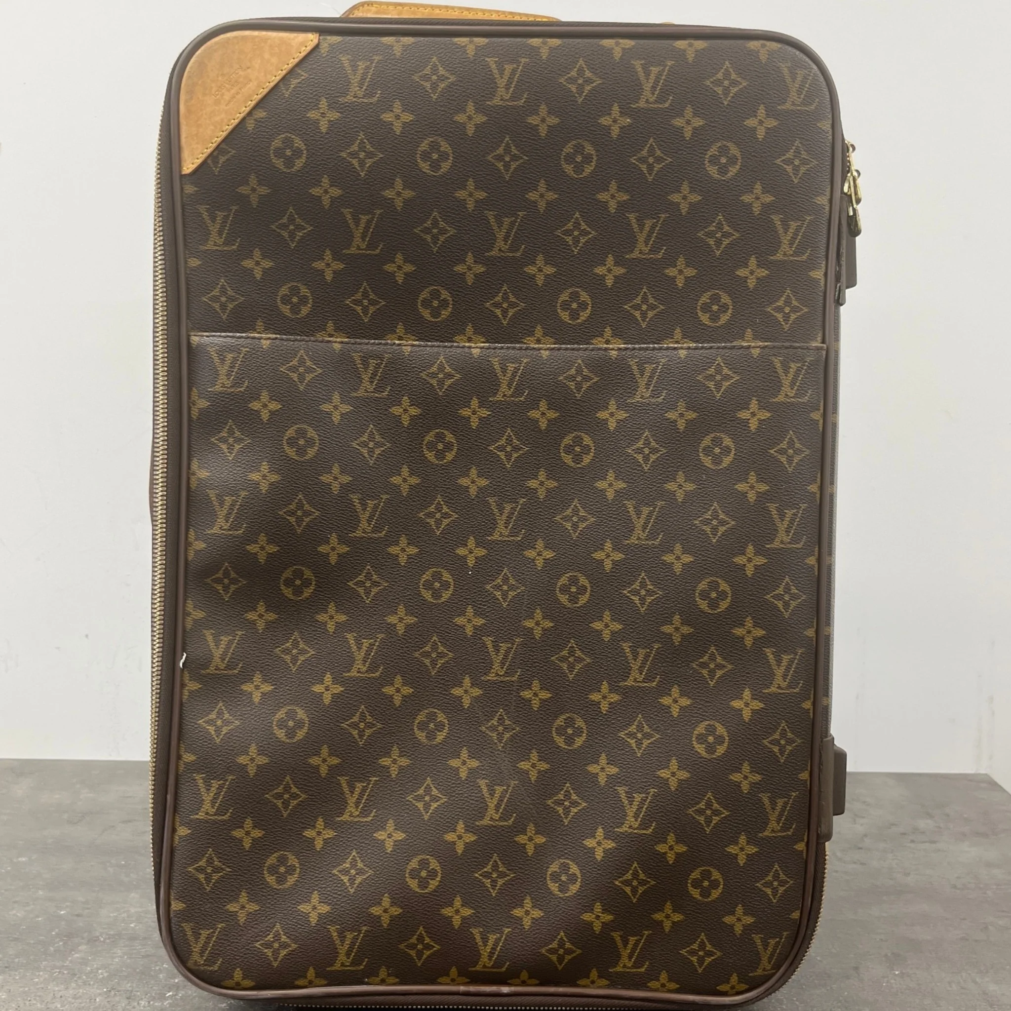 Men's Monogram Pegase 55 Suitcase Brown - Image 15