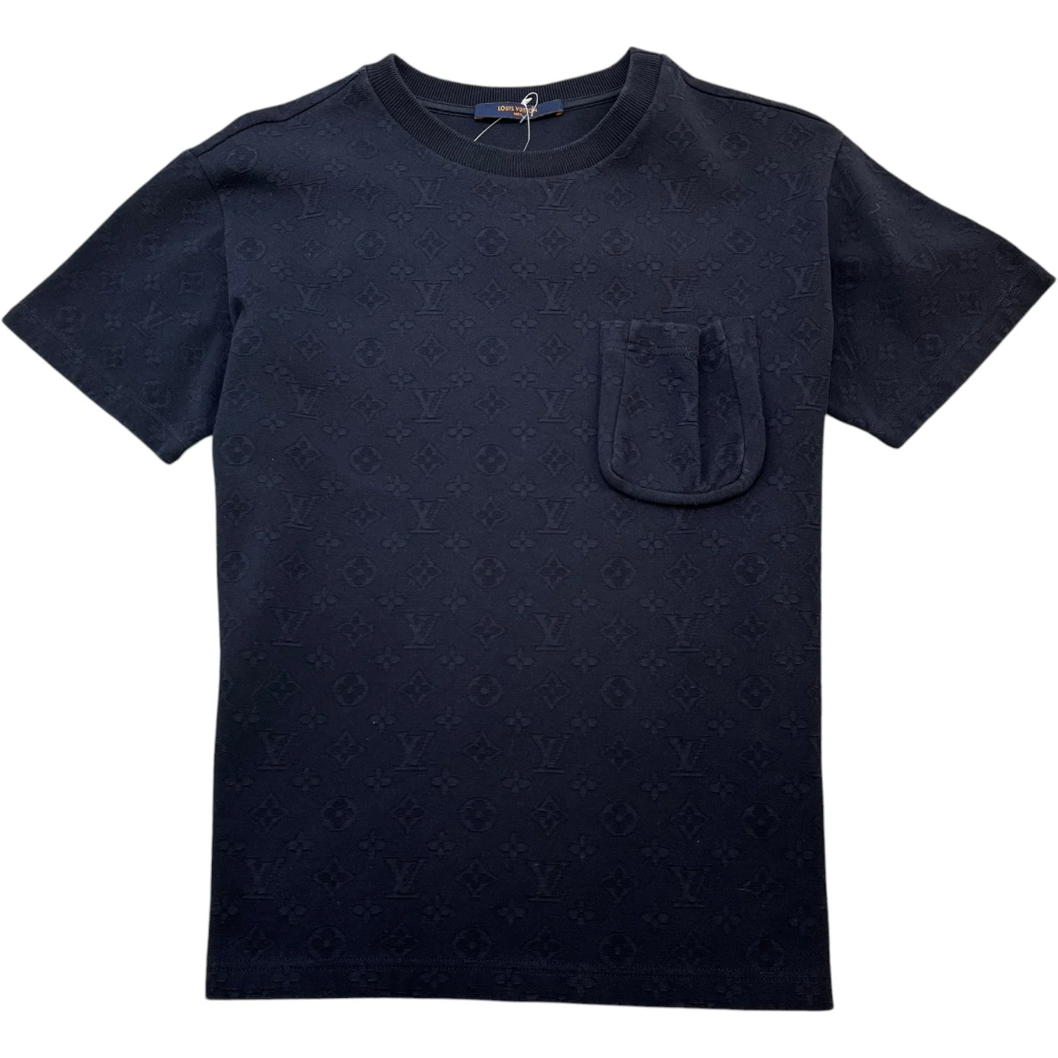 Men's Monogram Pocket T-Shirt Navy Size XS