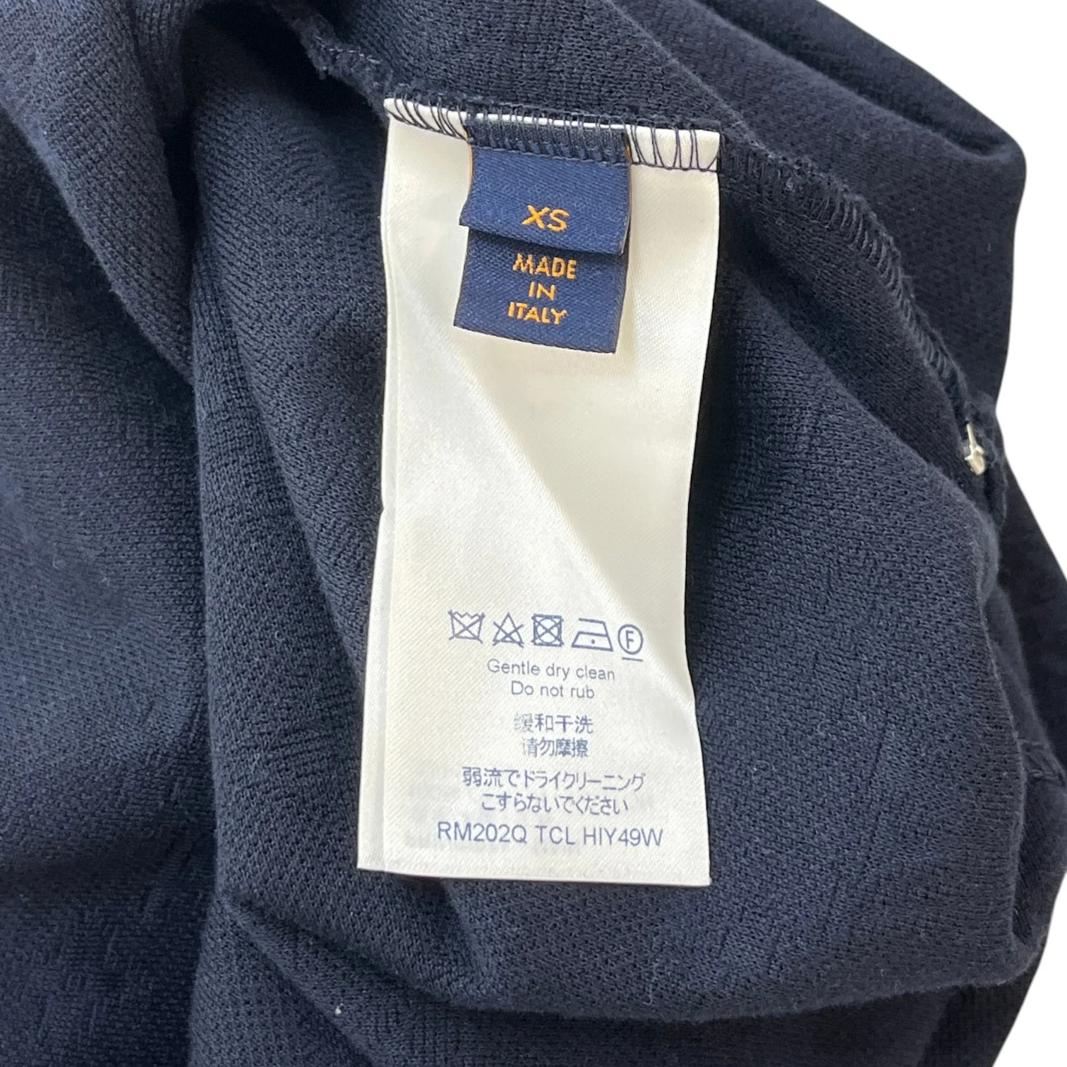 Men's Monogram Pocket T-Shirt Navy Size XS - Image 7
