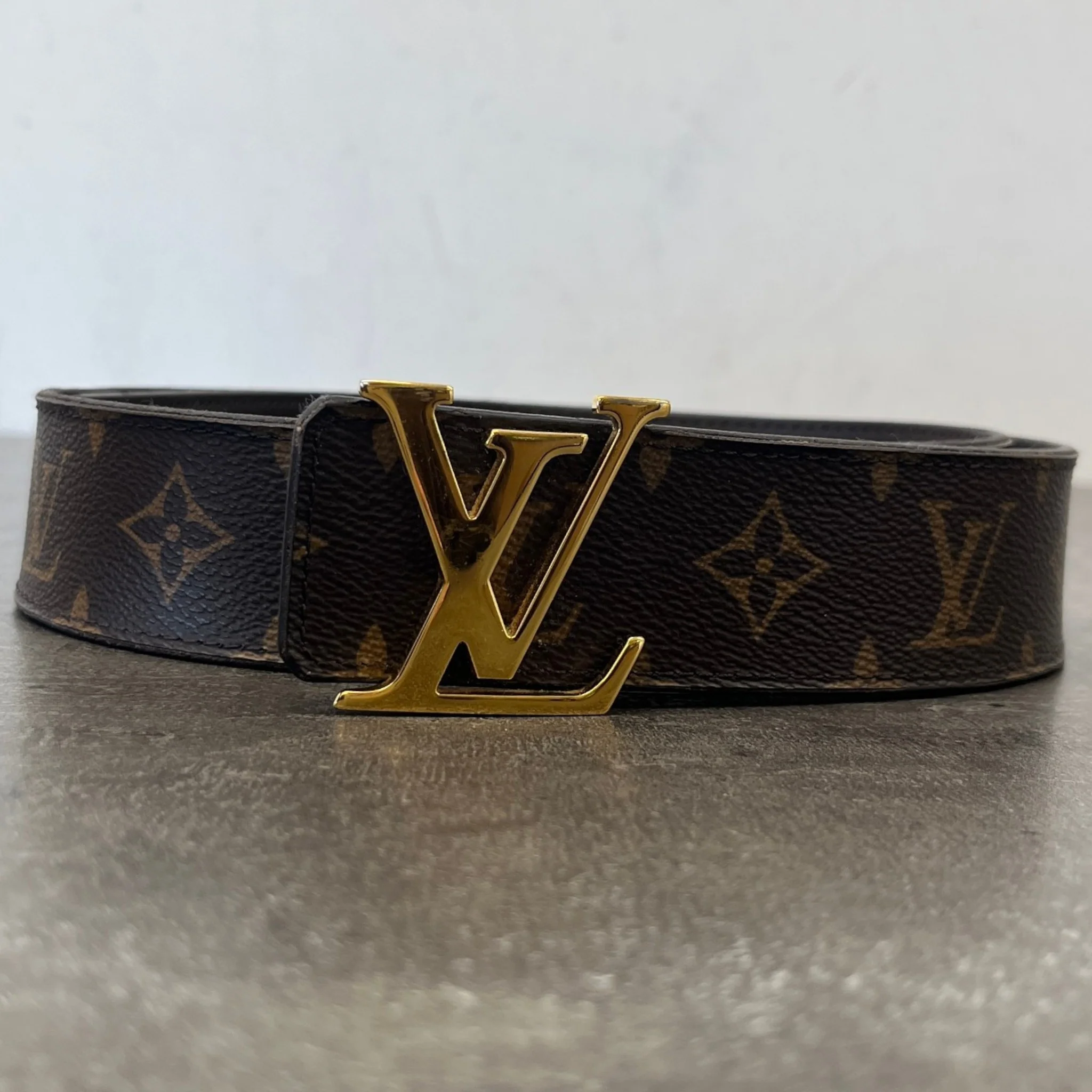 Men's Monogram Reversible Belt Brown Size Waist 28" - Image 10