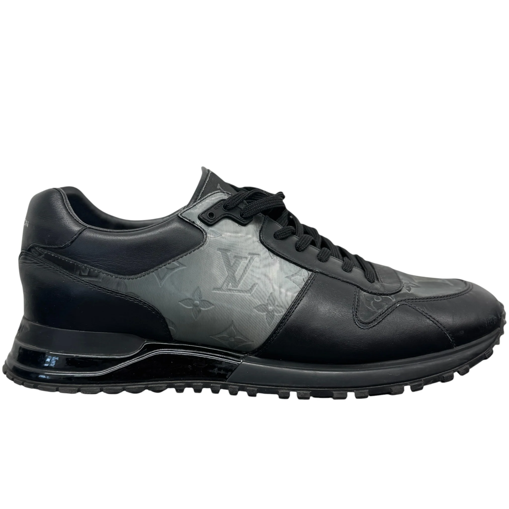 Men's Monogram Run Away Low Trainers Black Size EU 42 / UK 8