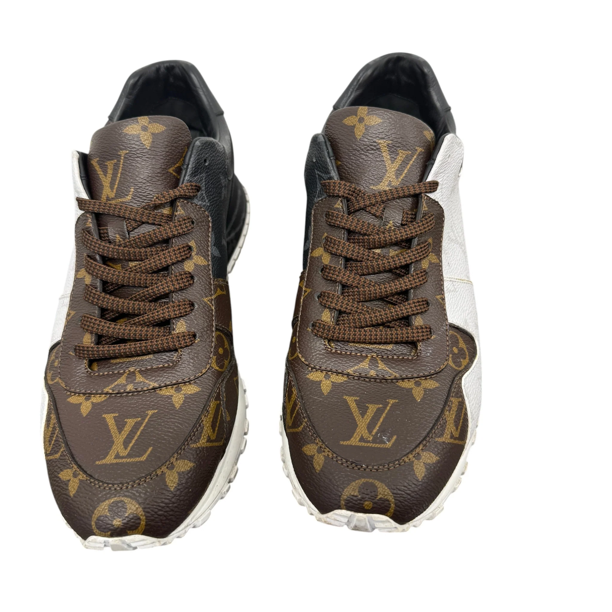 Men's Monogram Run Away Low Trainers Brown Size EU 41 / UK 7 - Image 6