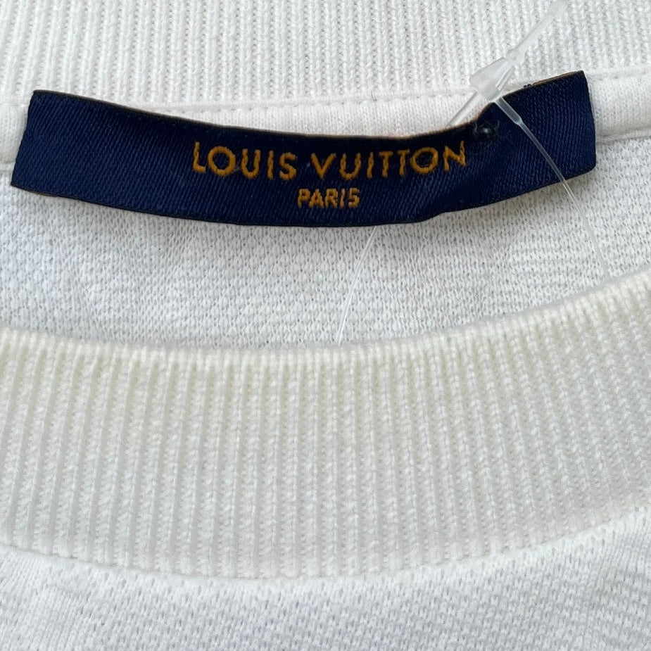 Men's Monogram Signature 3D Pocket T-Shirt White Size M - Image 7
