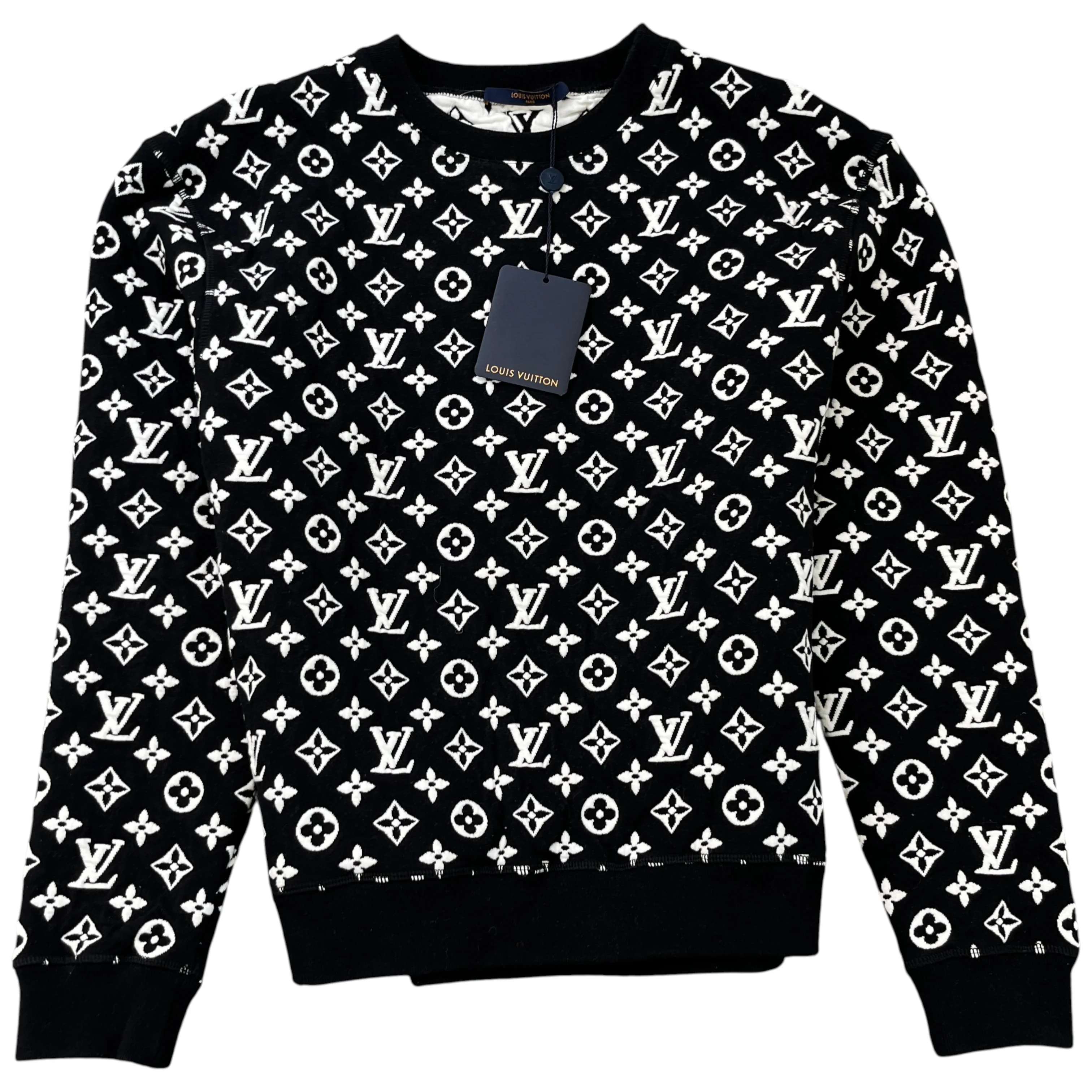 Men's Monogram Sweatshirt Black Size S
