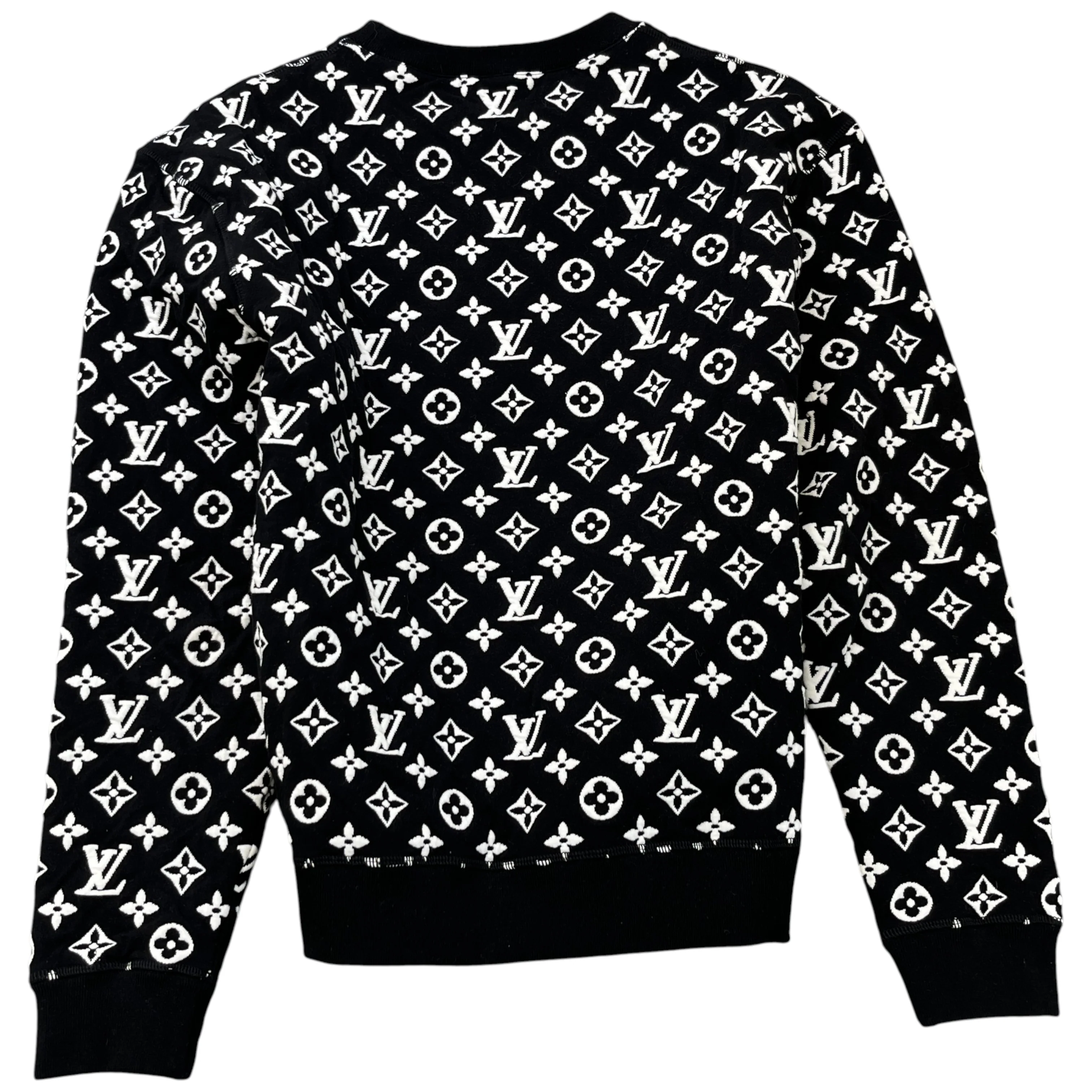 Men's Monogram Sweatshirt Black Size S - Image 2