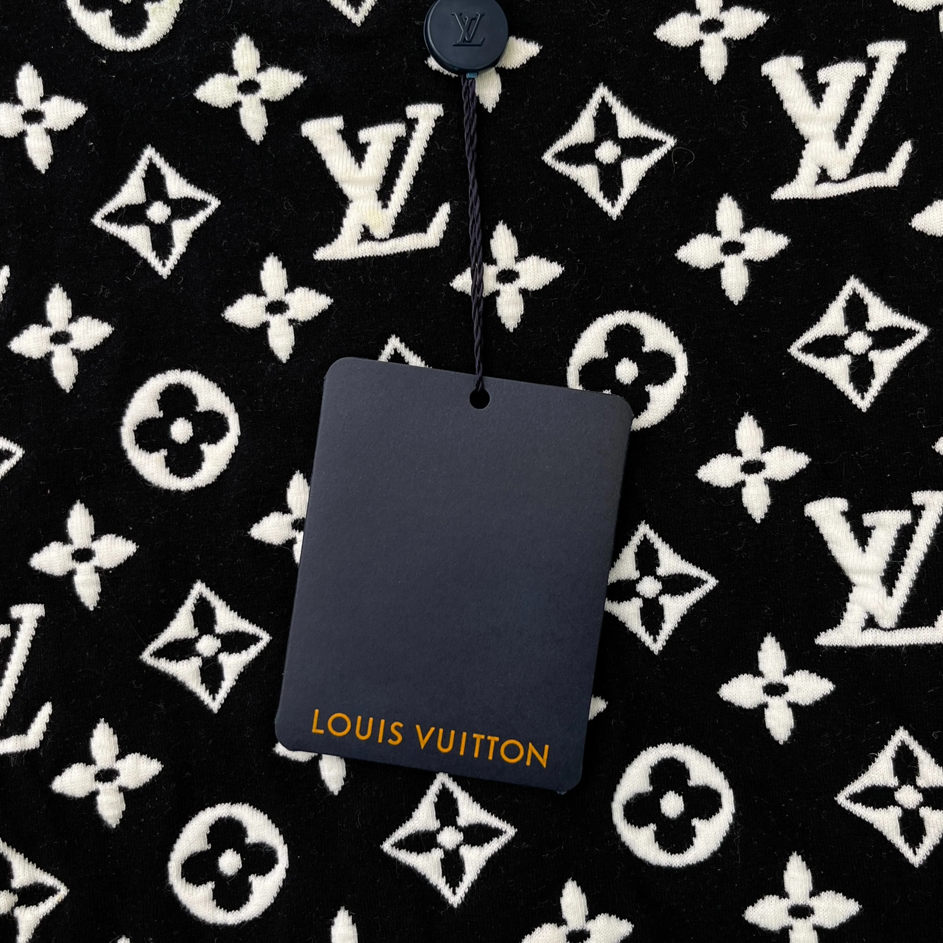 Men's Monogram Sweatshirt Black Size S - Image 5