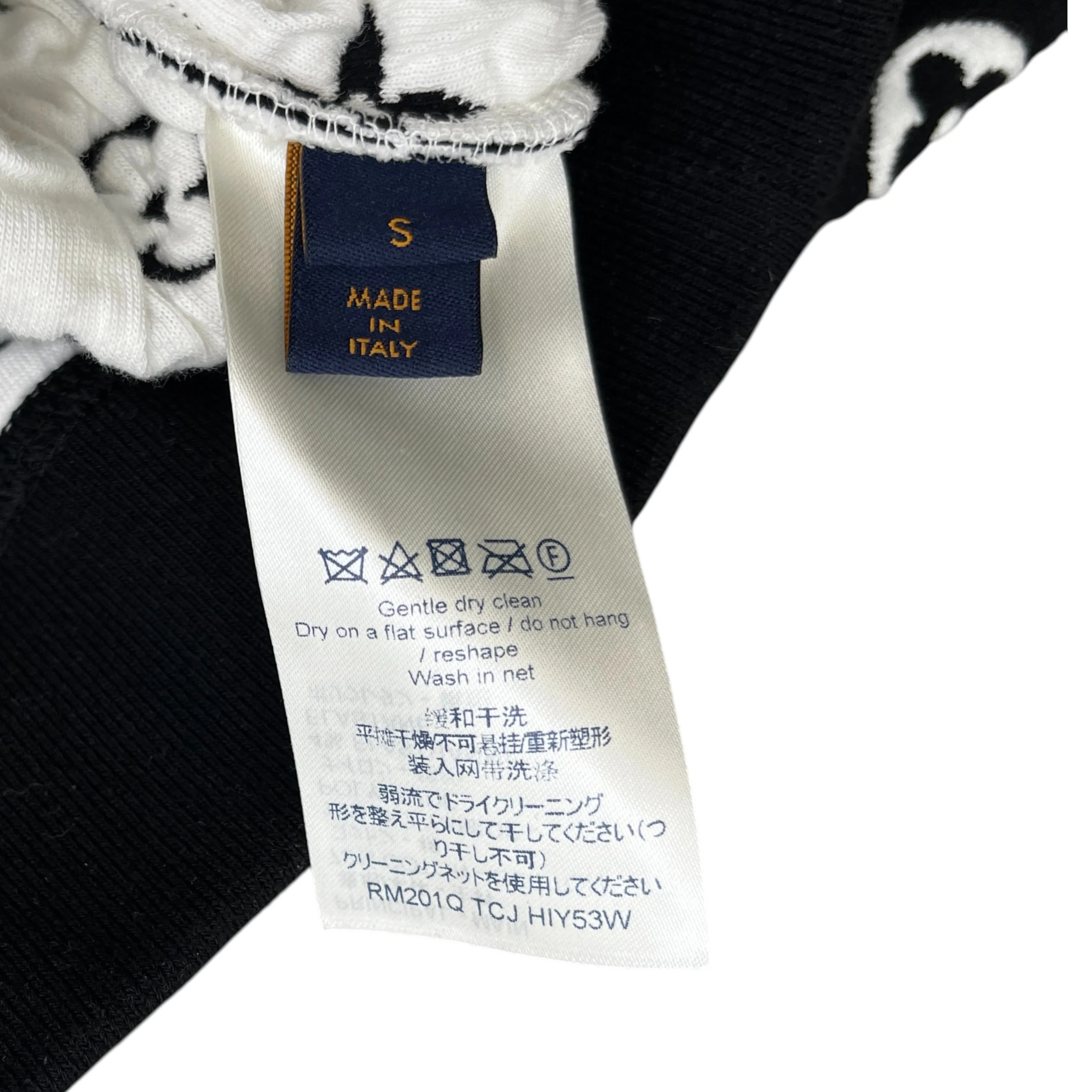 Men's Monogram Sweatshirt Black Size S - Image 8