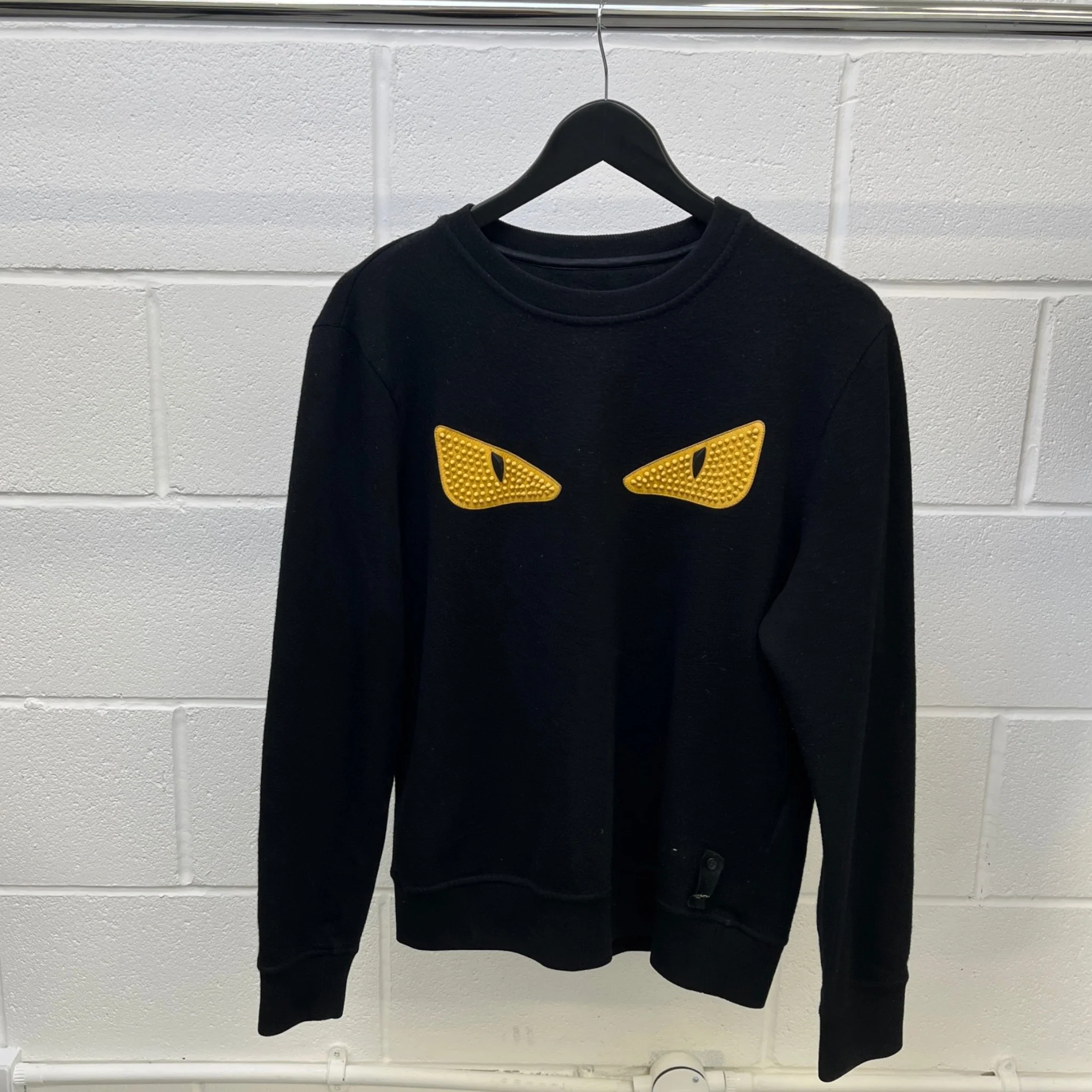 Men's Monster Eye Sweatshirt Black Size IT 48 / UK M - Image 8