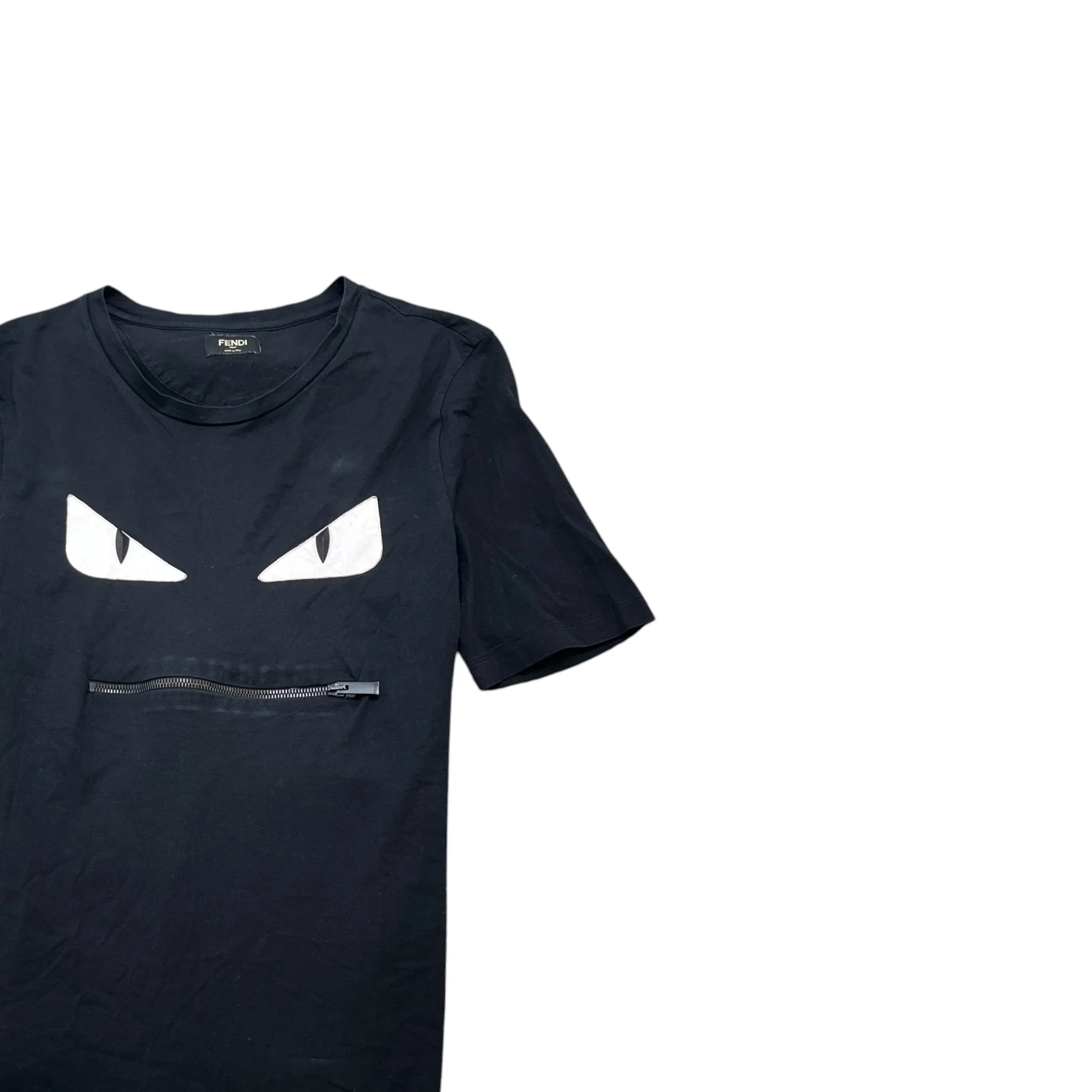 Men's Monster Face T-Shirt Black Size IT 48 / UK M - Image 3