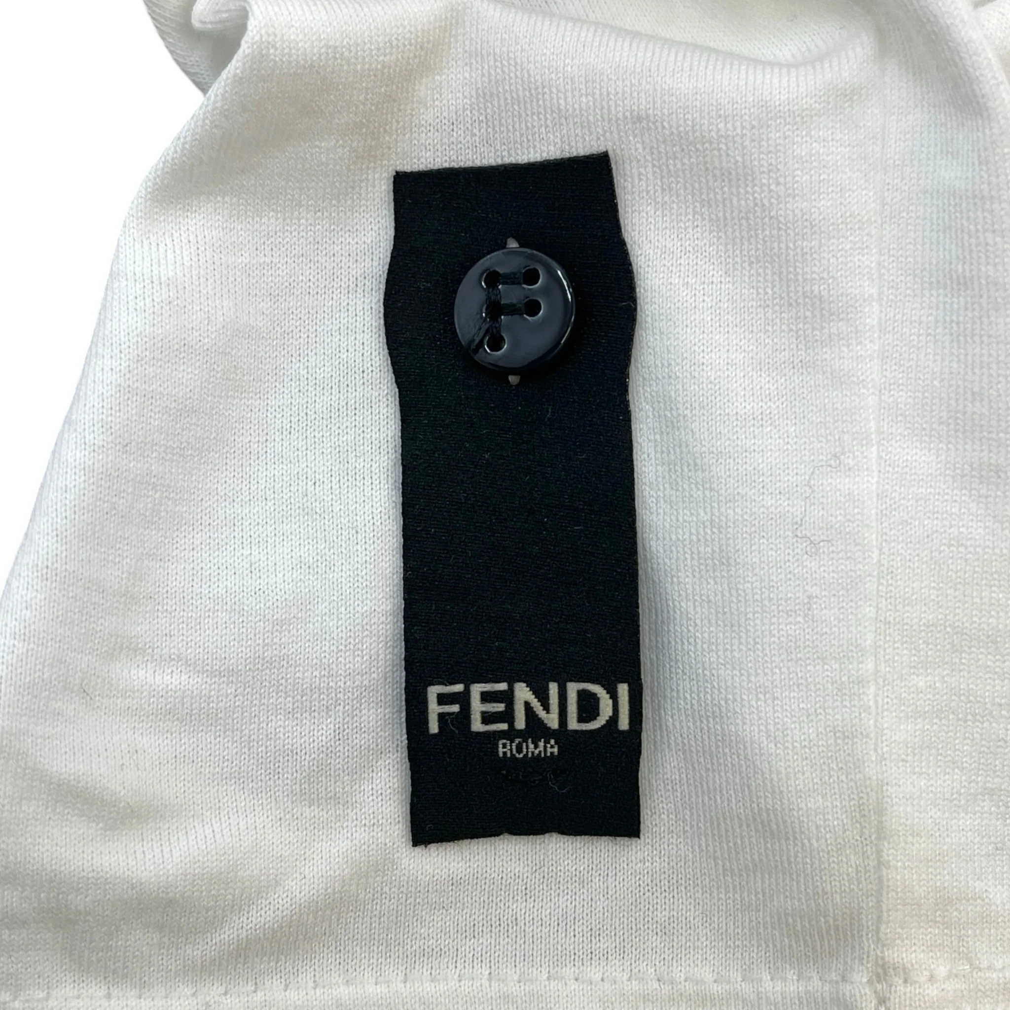 Men's Monster Face T-Shirt White Size S - Image 7