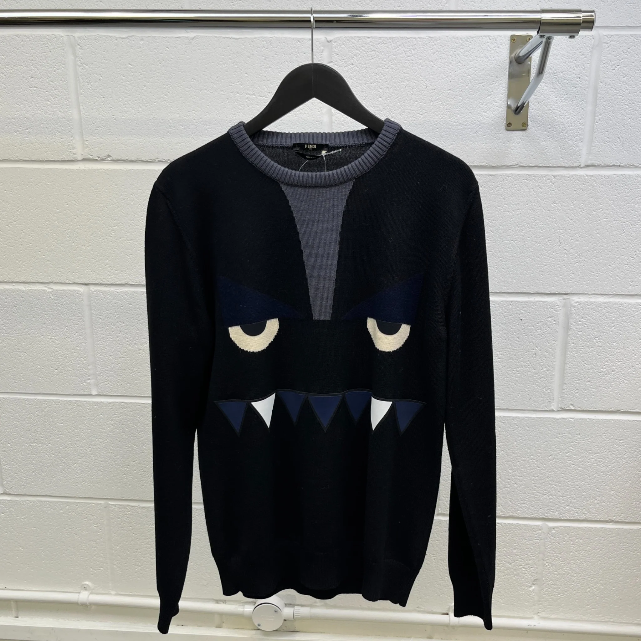Men's Monster Jumper Black Size IT 48 / UK M - Image 8