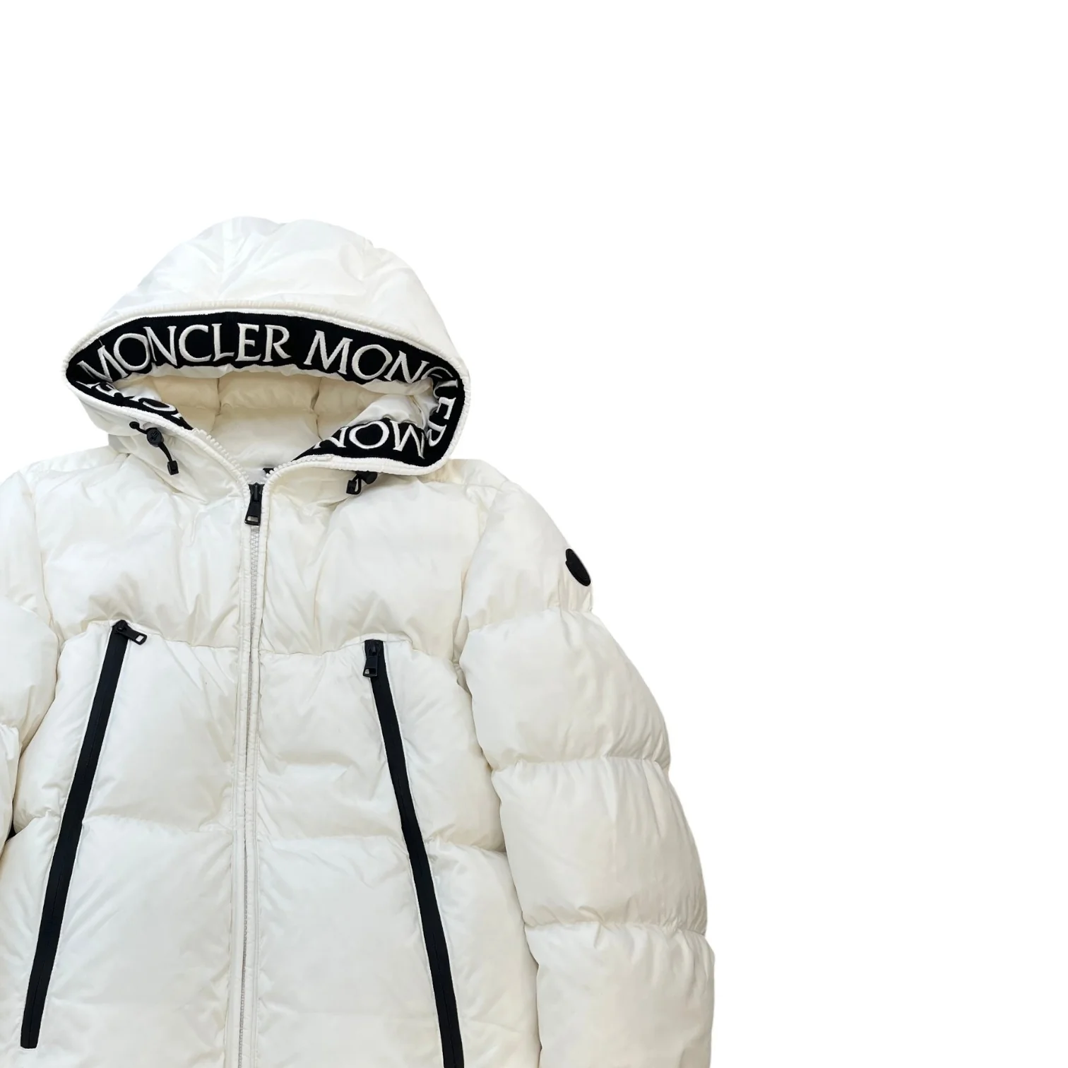 Men's Montcla Down Jacket White Size 1 / S - Image 3
