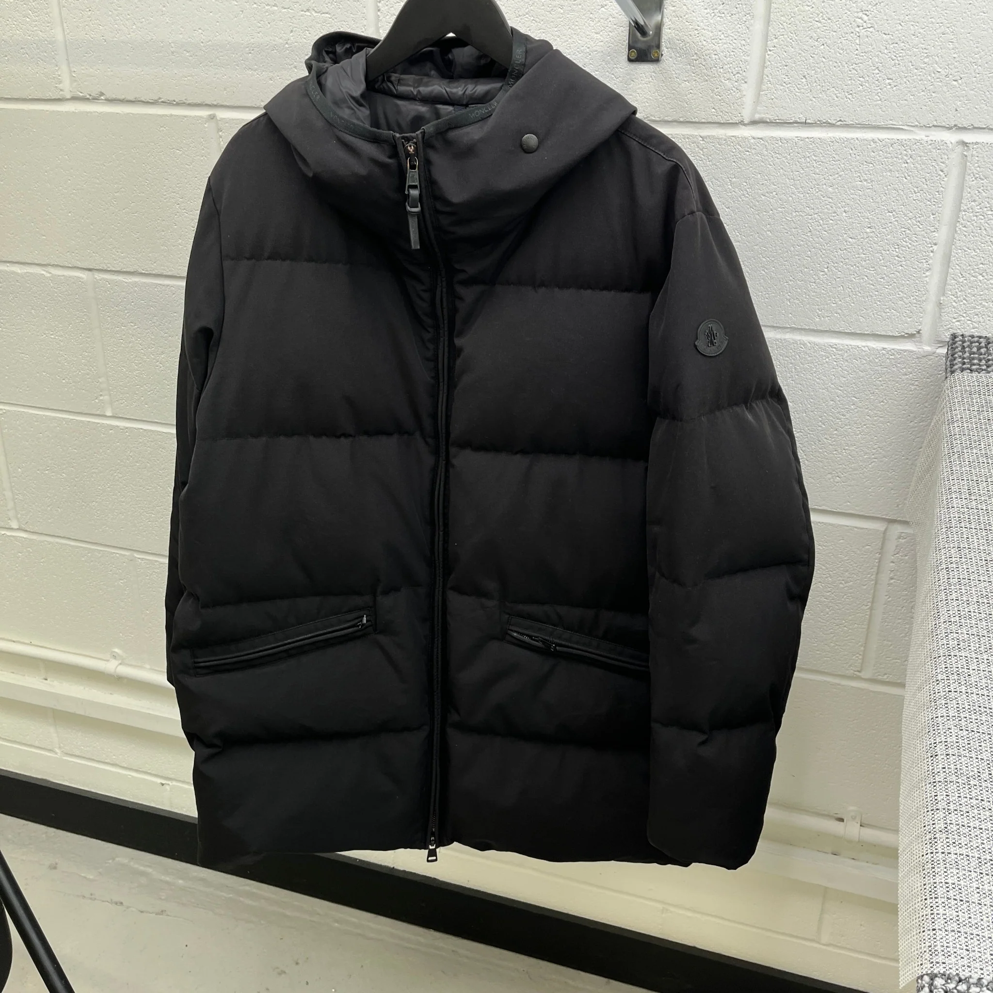 Men's Montsouris Down Jacket Black Size 4 / XL - Image 8
