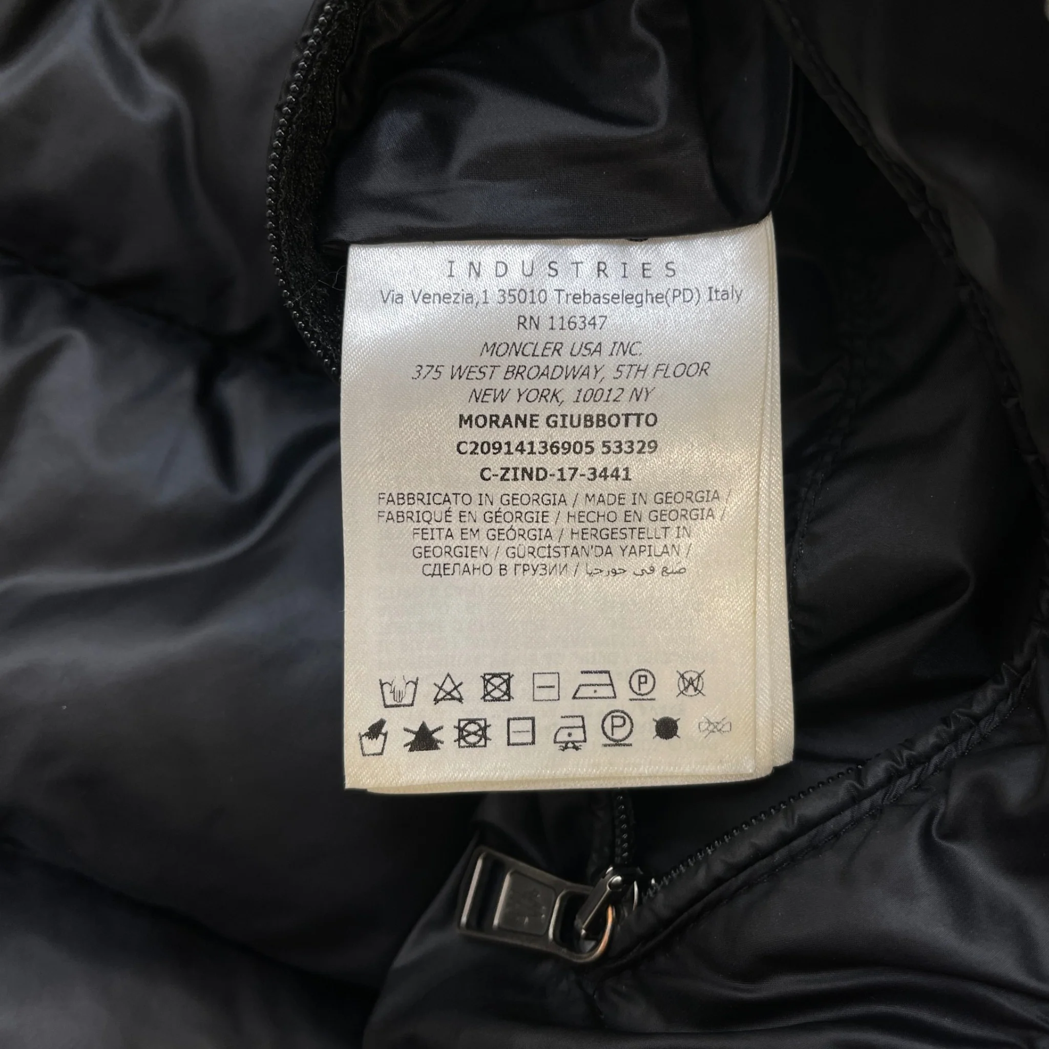 Men's Morane Down Jacket Black Size 2 / M - Image 12