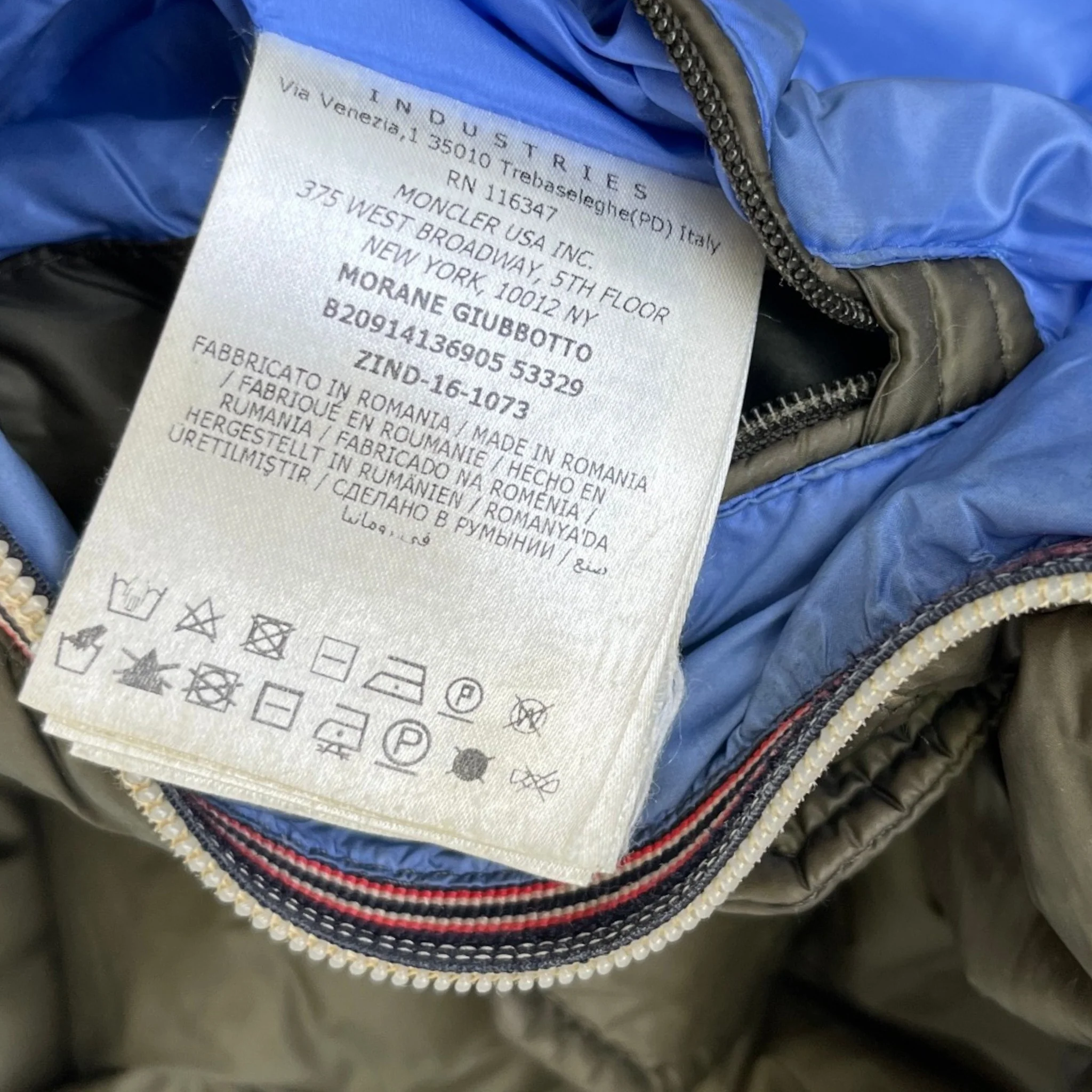 Men's Morane Down Jacket Khaki Size 5 / XXL - Image 9
