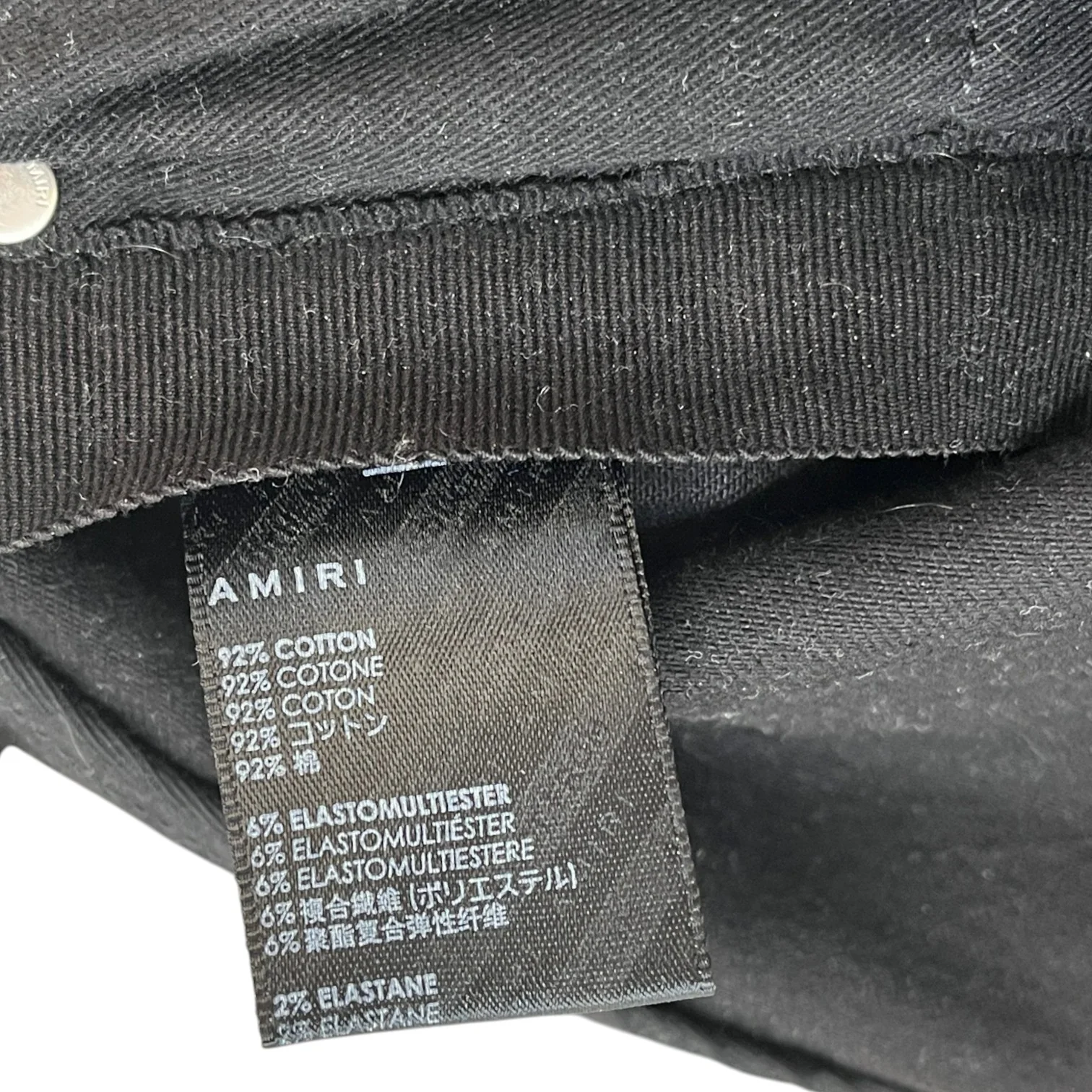 Men's Mx1 Distressed Bandana Jeans Black Size Waist 34" - Image 11