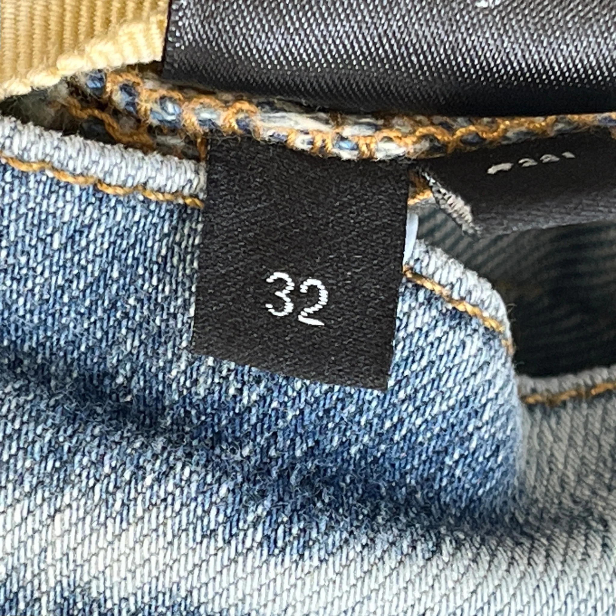 Men's Mx1 Distressed Bandana Jeans Blue Size IT 48 / UK 32 - Image 9