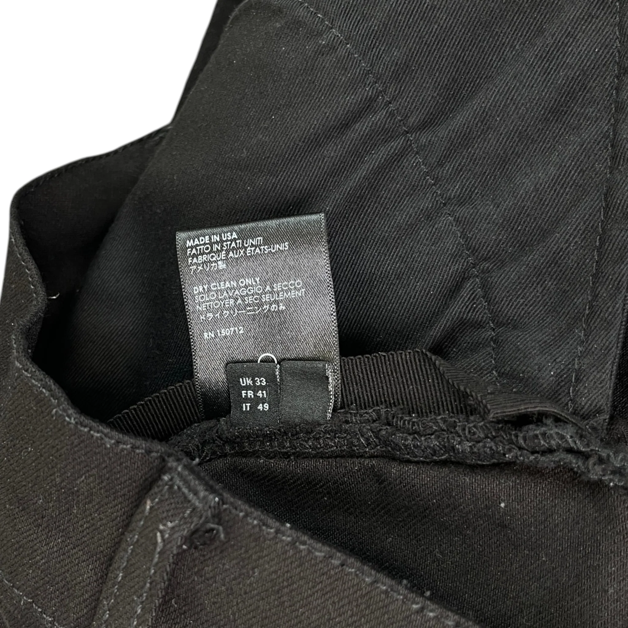 Men's Mx1 Distressed Jeans Black Size Waist 33" - Image 8