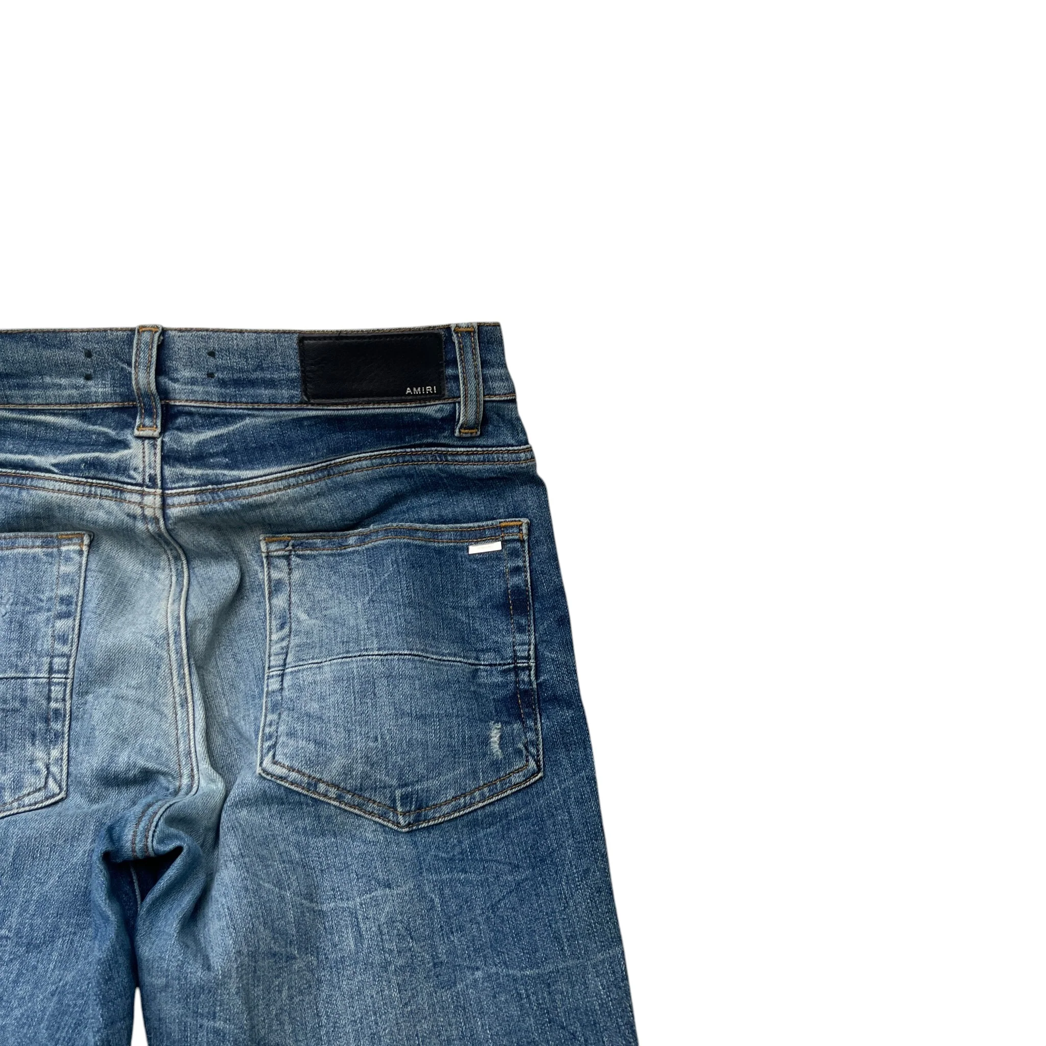 Men's Mx1 Distressed Jeans Blue Size Waist 30" - Image 6