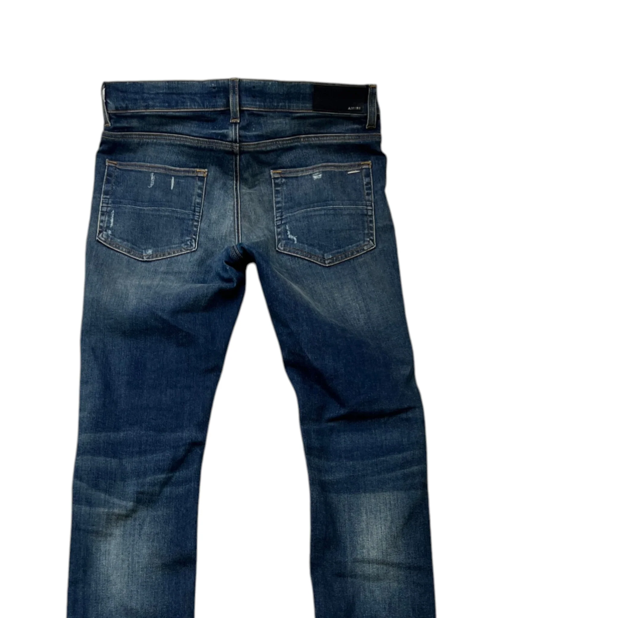 Men's Mx1 Distressed Jeans Blue Size Waist 33" - Image 4
