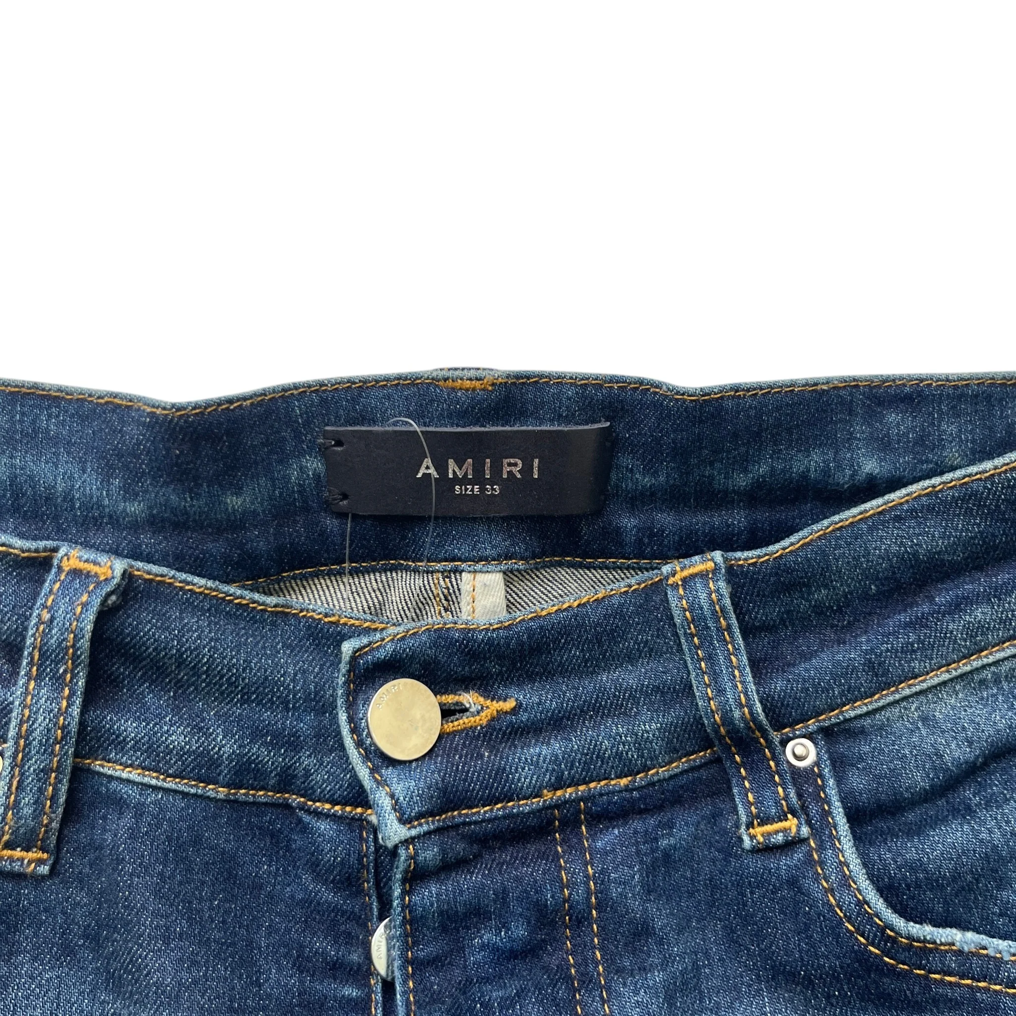 Men's Mx1 Distressed Jeans Blue Size Waist 33" - Image 6