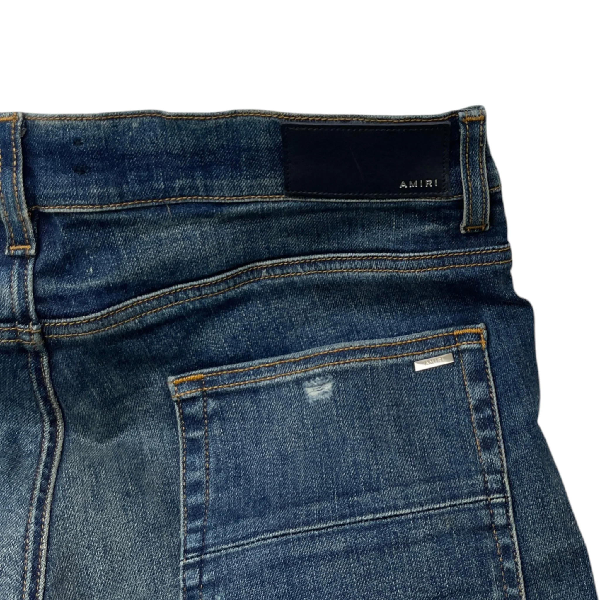 Men's Mx1 Distressed Jeans Blue Size Waist 33" - Image 7