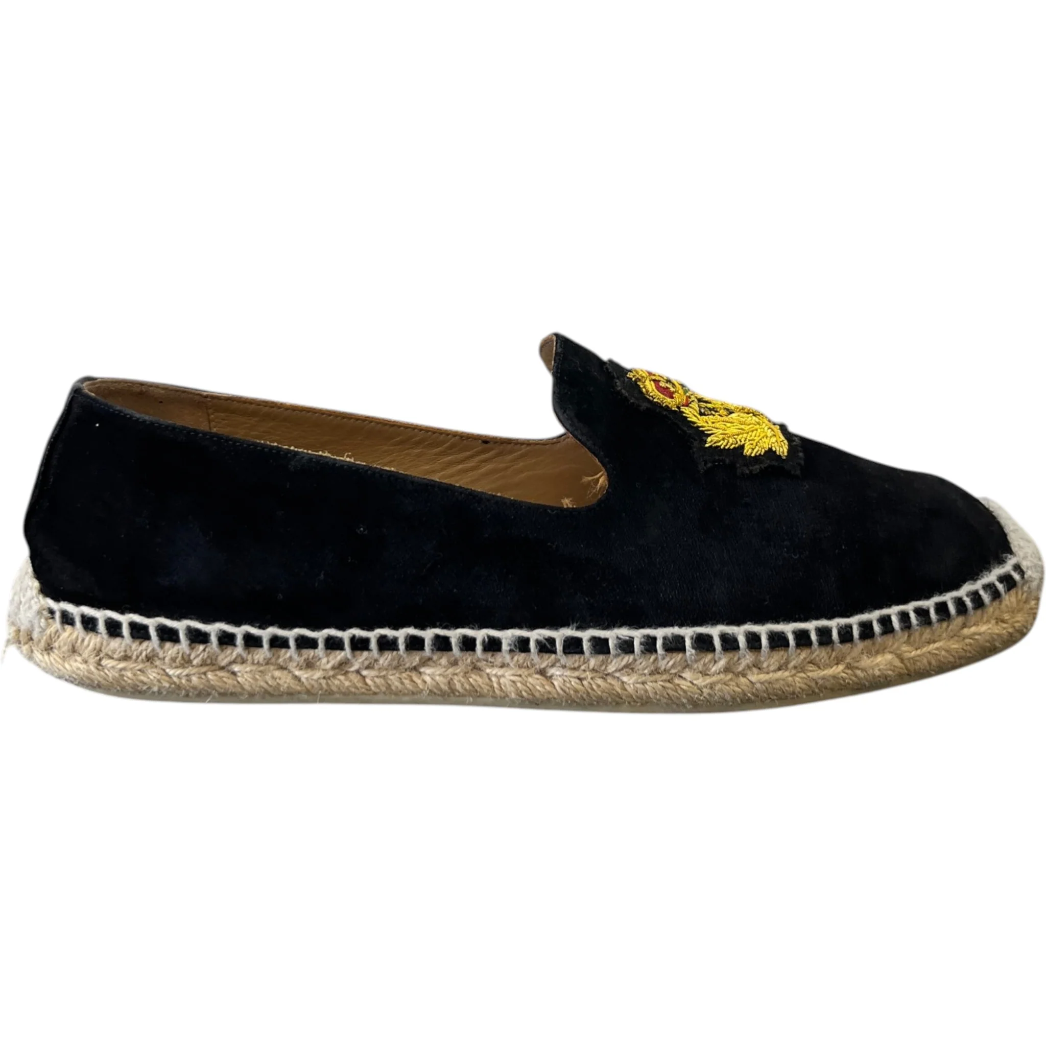 Men's Nanou Orlato Flat Low Trainers Black Size EU 40 / UK 6